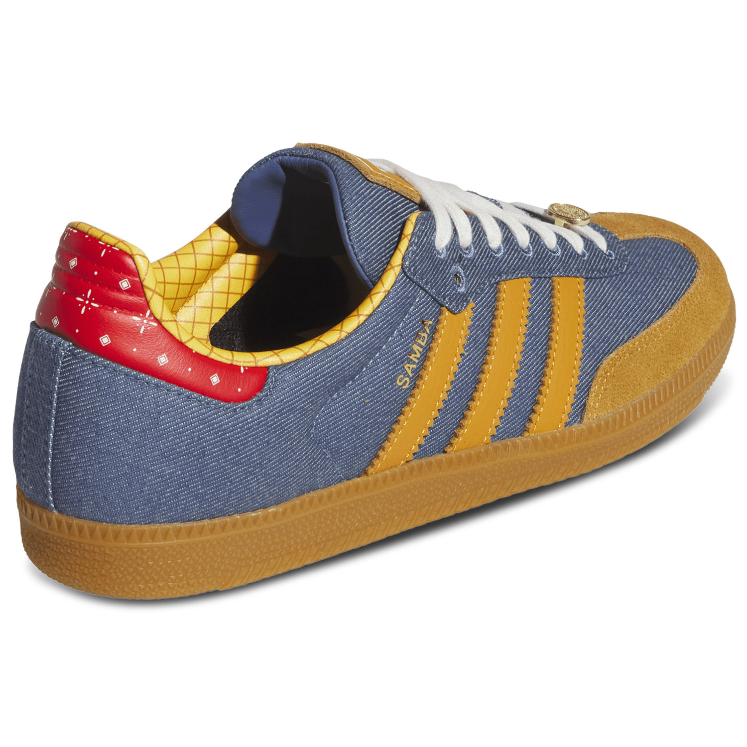 adidas Originals Samba - Men's - Blue/Yellow/Brown