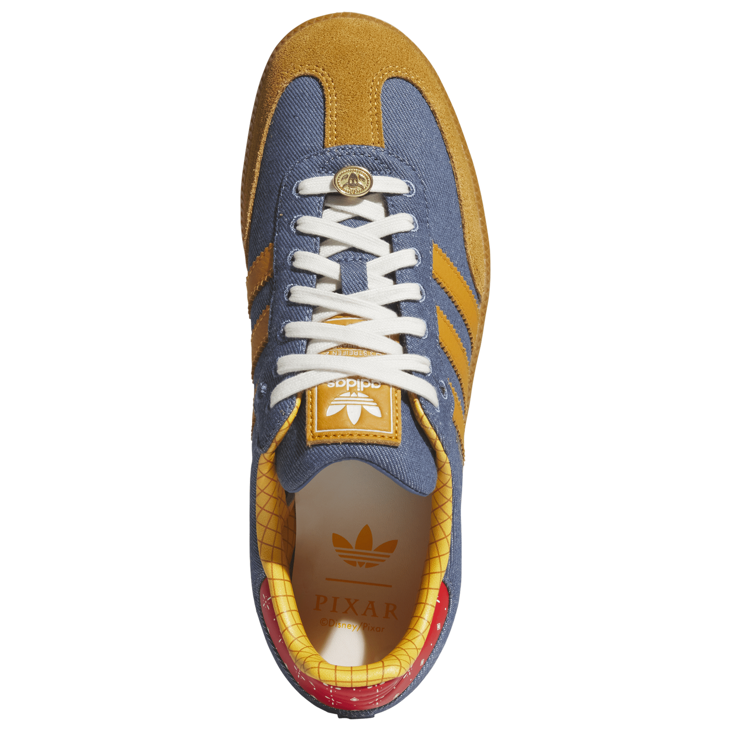 adidas Originals Samba - Men's - Blue/Yellow/Brown
