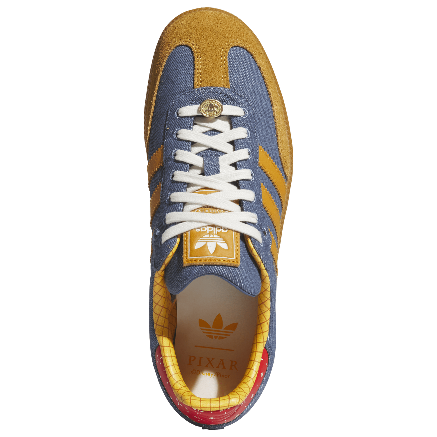 adidas Originals Samba - Men's - Blue/Yellow/Brown