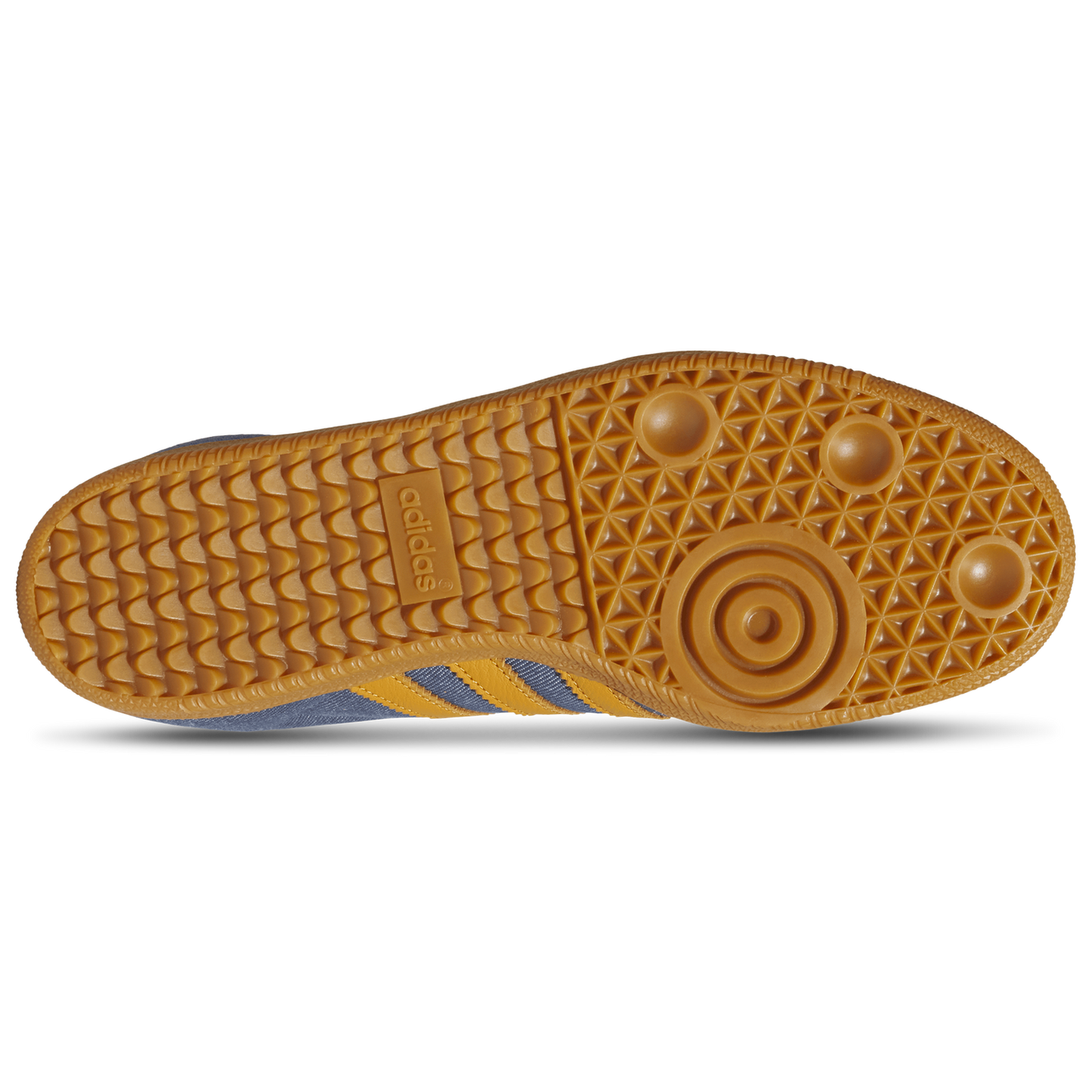 adidas Originals Samba - Men's - Blue/Yellow/Brown