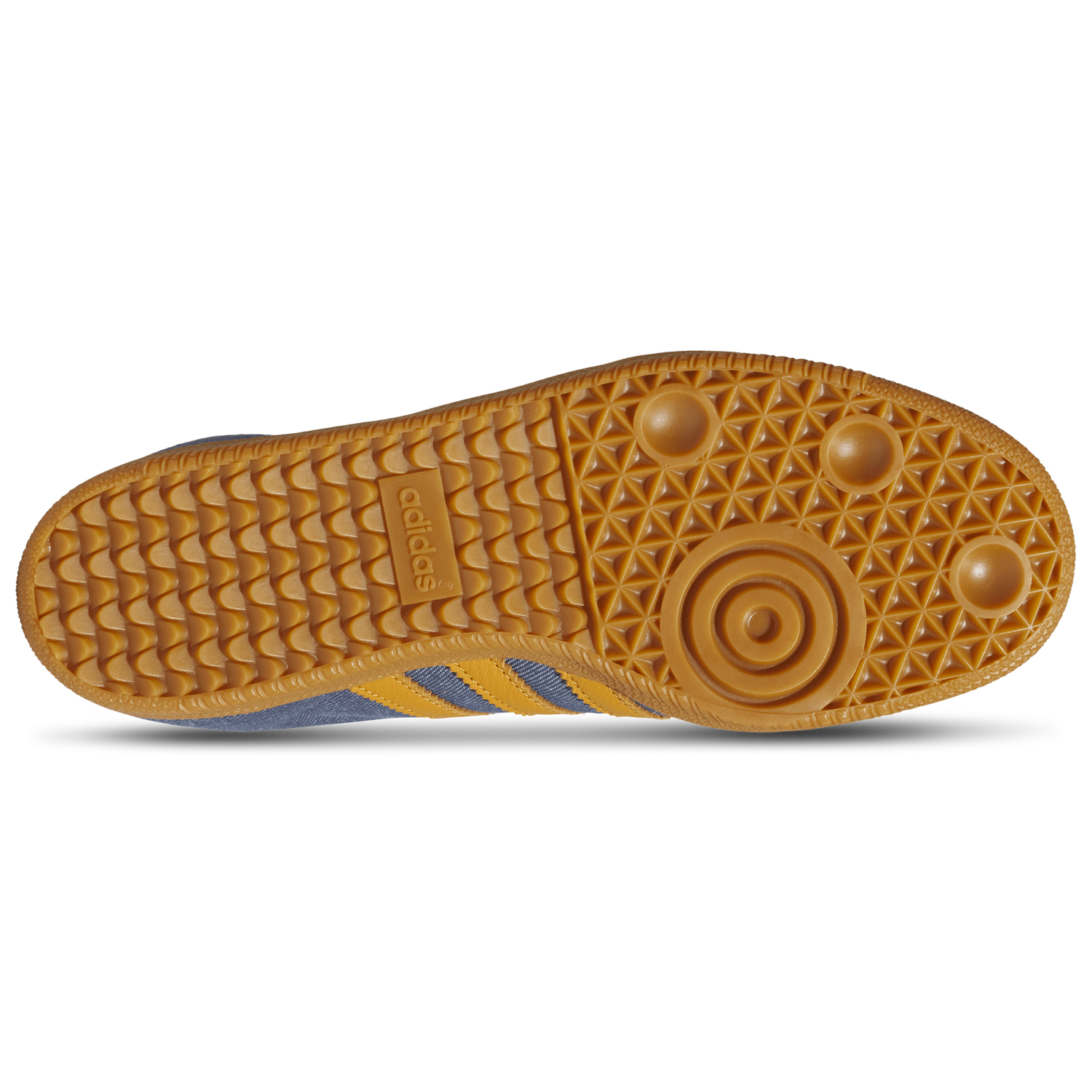 adidas Originals Samba - Men's - Blue/Yellow/Brown