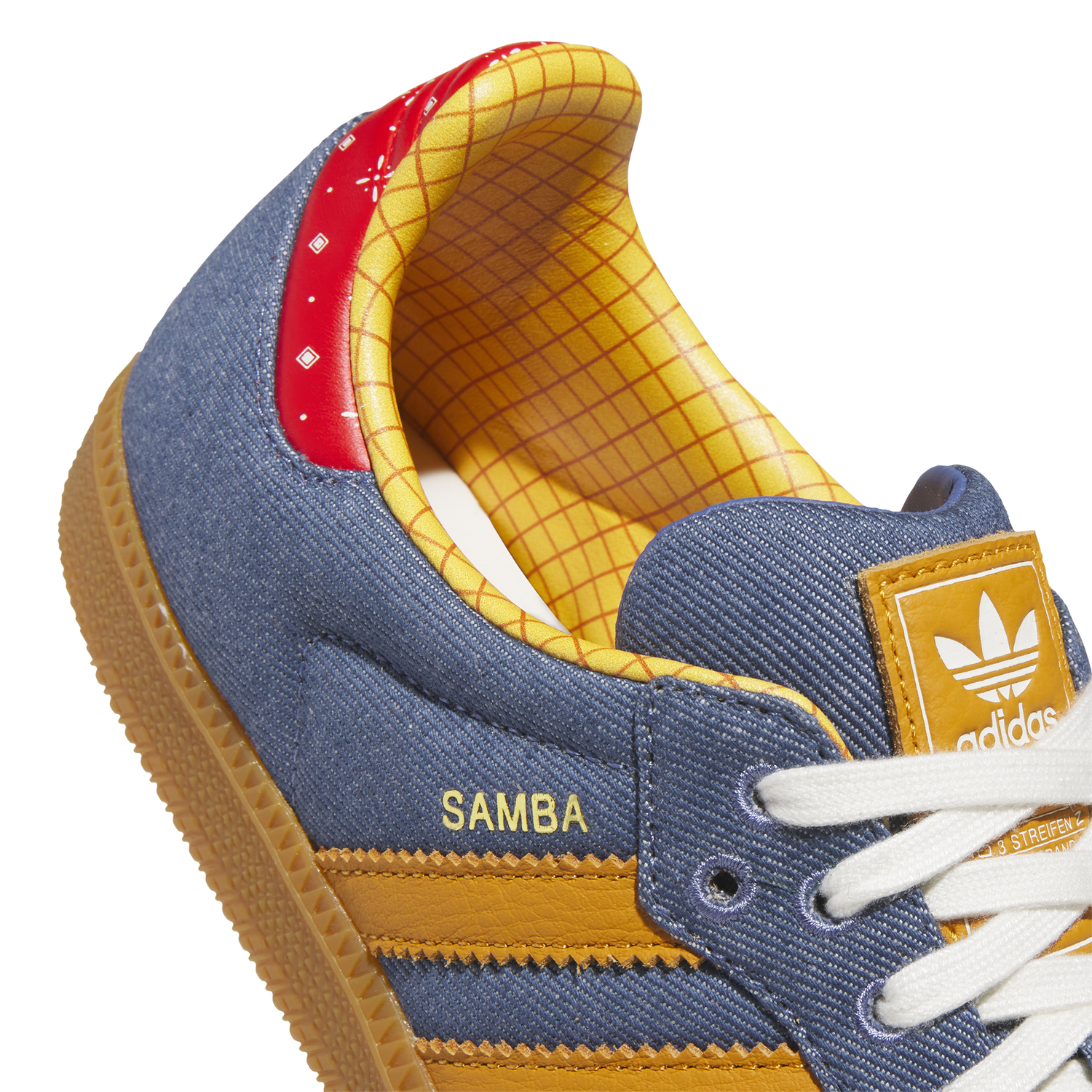 adidas Originals Samba - Men's - Blue/Yellow/Brown