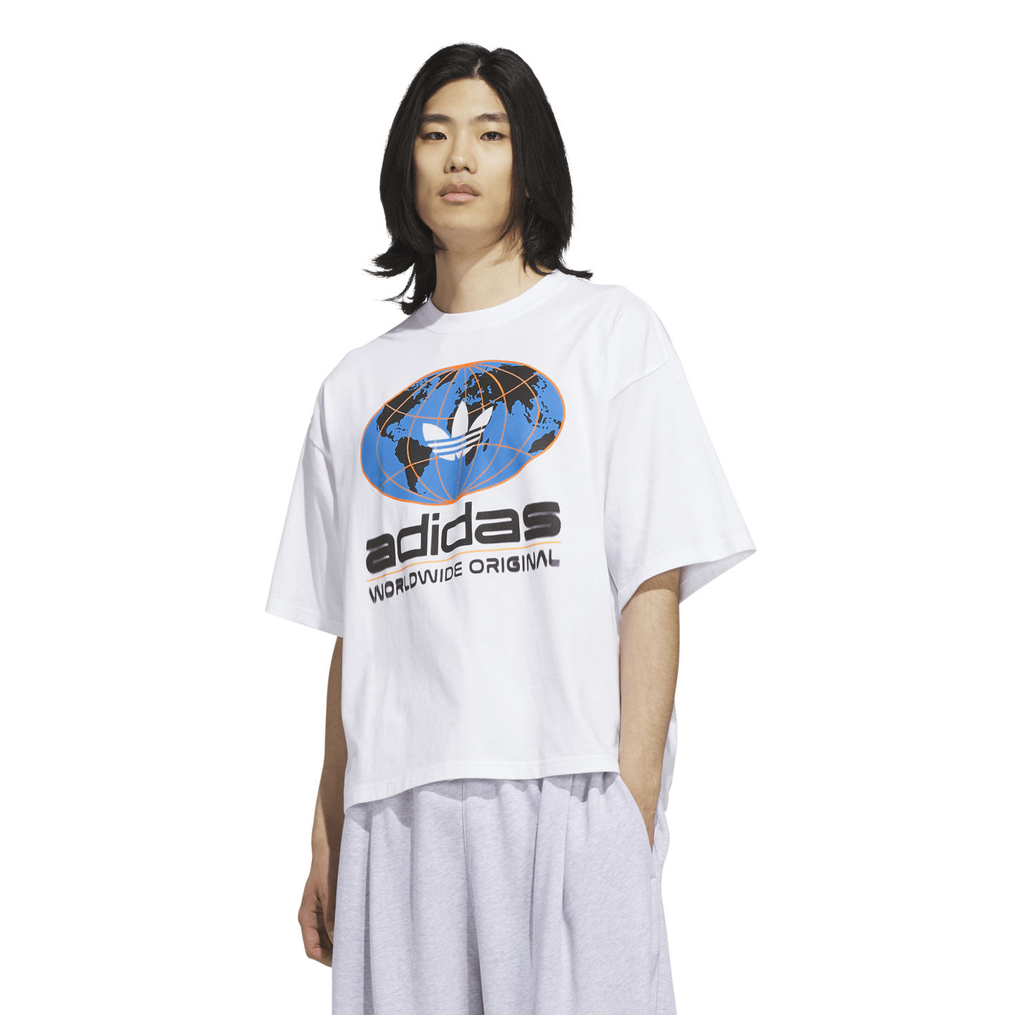 adidas World T-Shirt - Men's - White/Multi