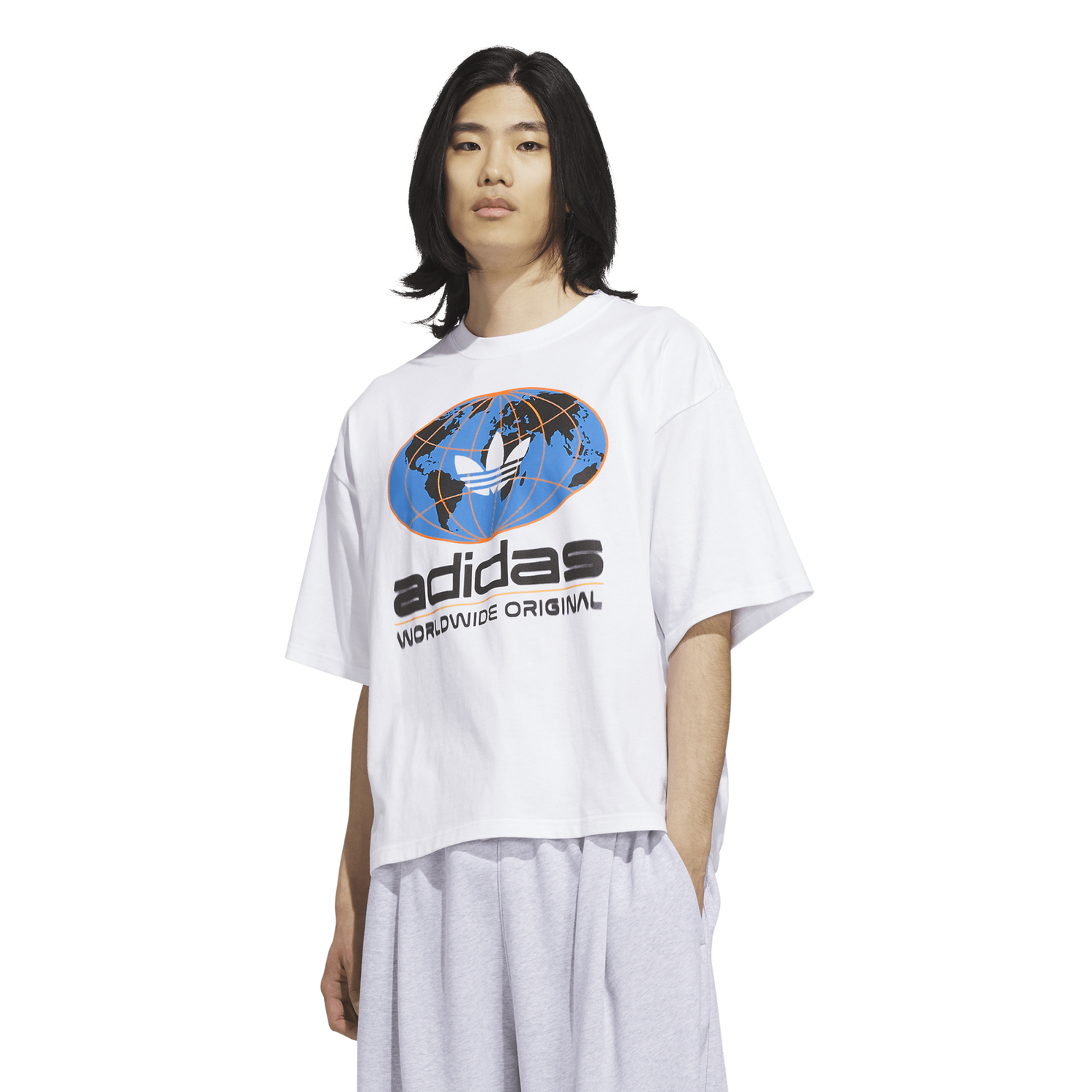 adidas World T-Shirt - Men's - White/Multi