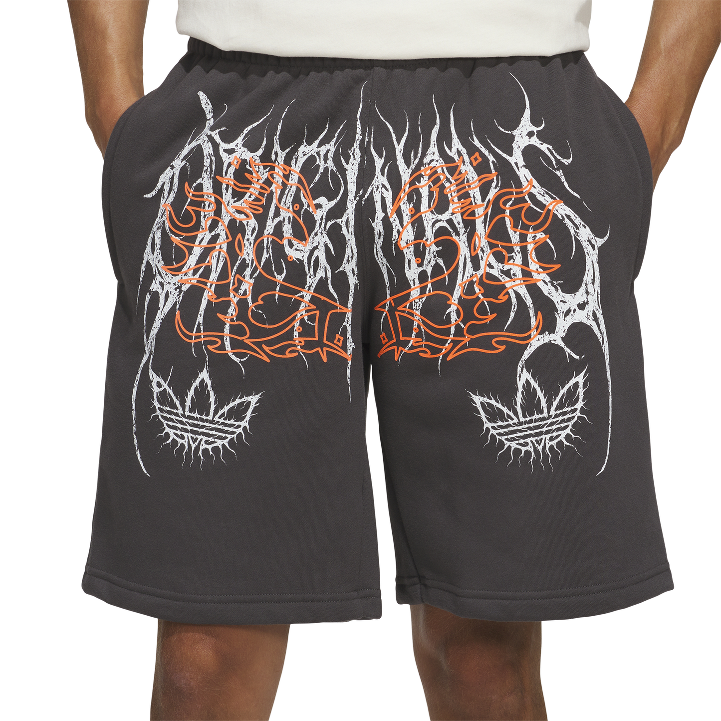 adidas Metal Shorts - Men's - Orange/Black