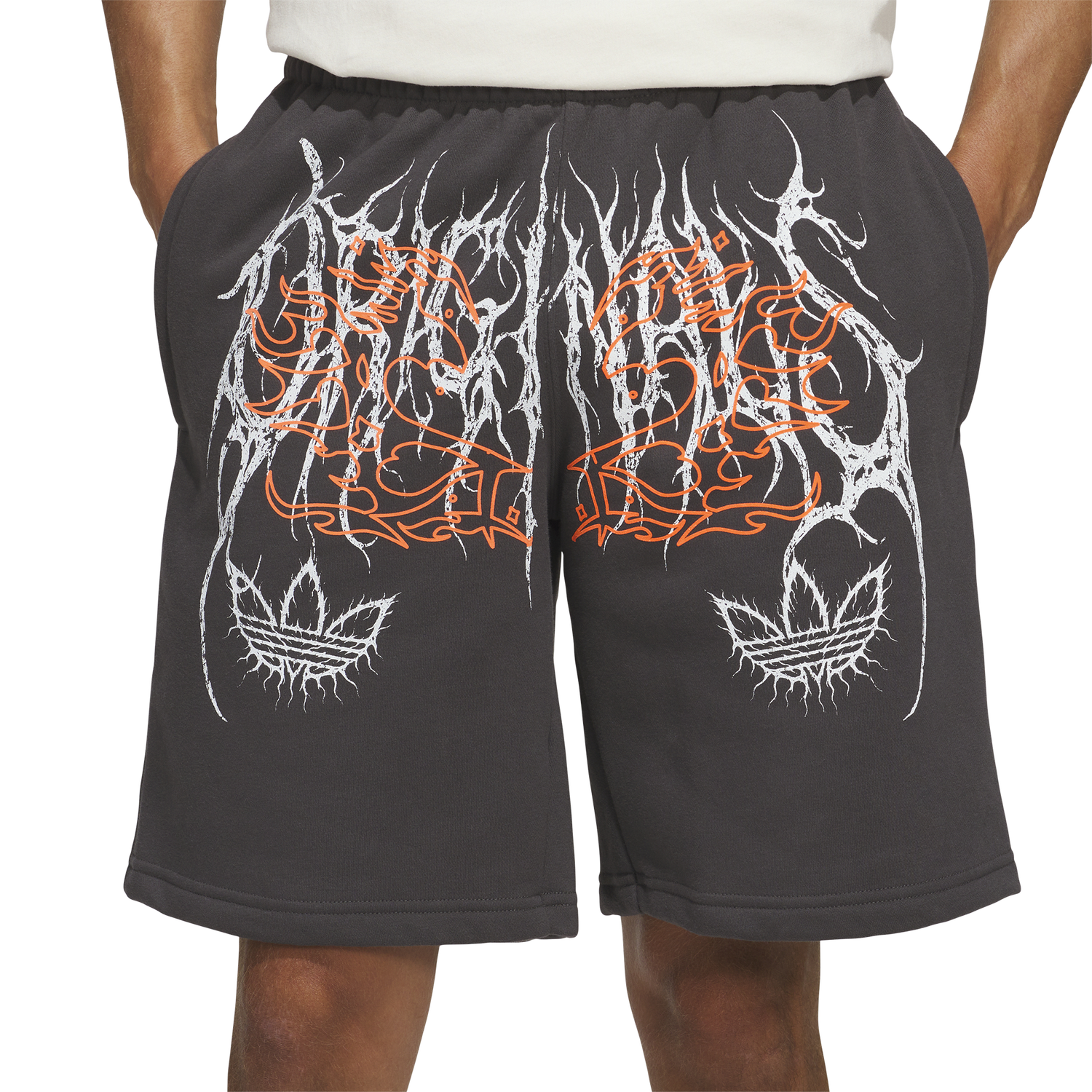 adidas Metal Shorts - Men's - Orange/Black