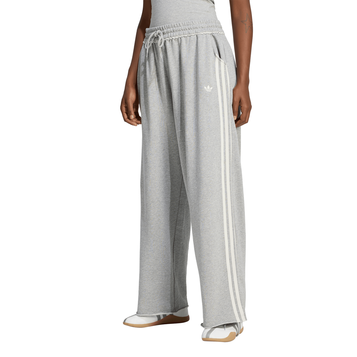 adidas Originals Injection Graphic Loose Sweatpants - Women's - Medium Grey Heather