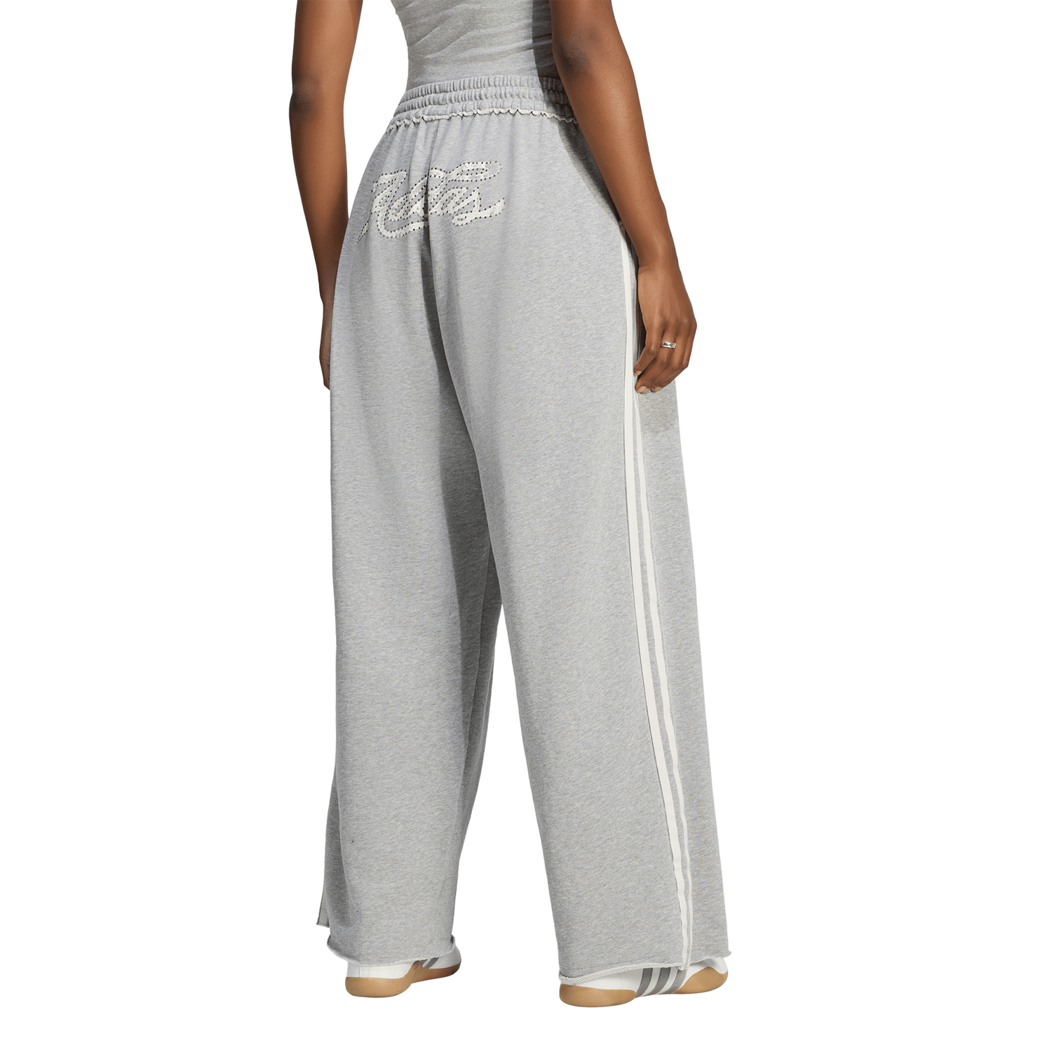 adidas Originals Injection Graphic Loose Sweatpants - Women's - Medium Grey Heather