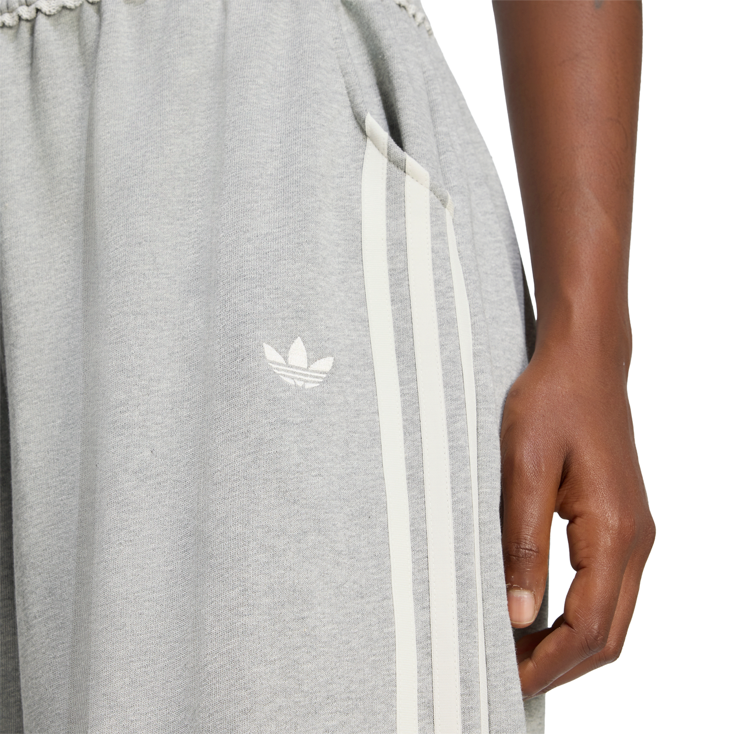 adidas Originals Injection Graphic Loose Sweatpants - Women's - Medium Grey Heather