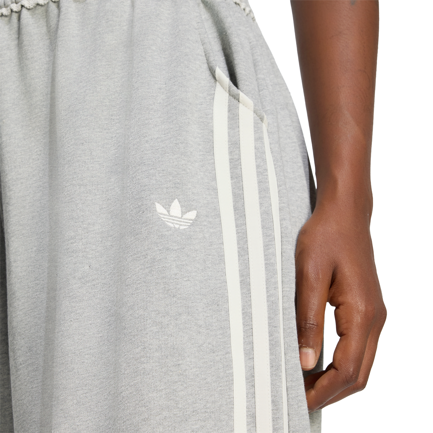 adidas Originals Injection Graphic Loose Sweatpants - Women's - Medium Grey Heather