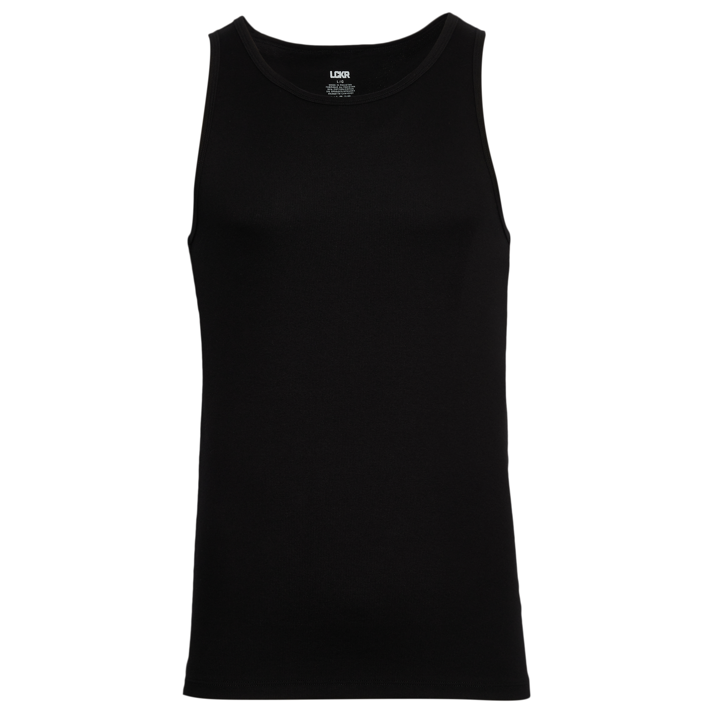 LCKR Rib Tank - Men's - Black