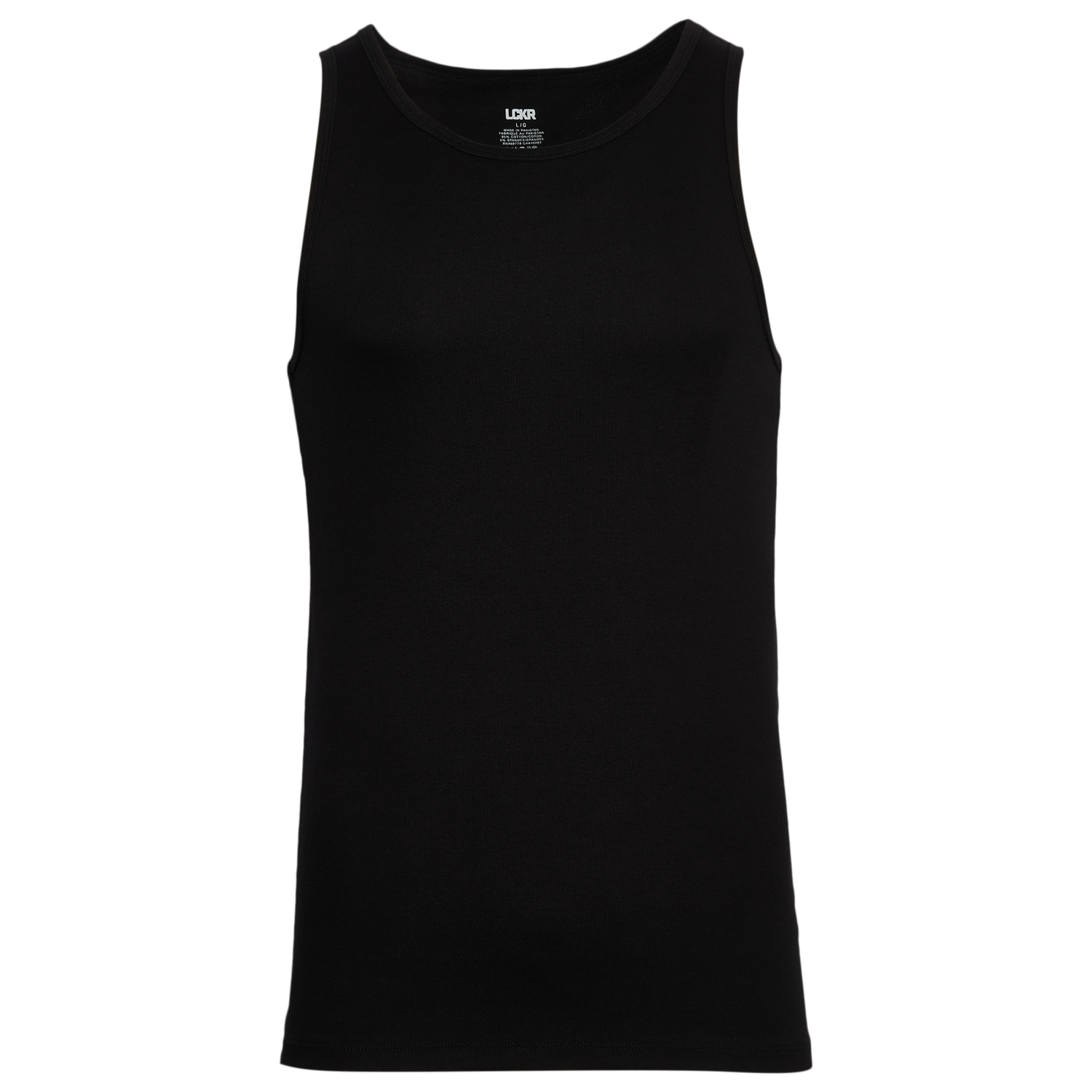 LCKR Rib Tank - Men's - Black