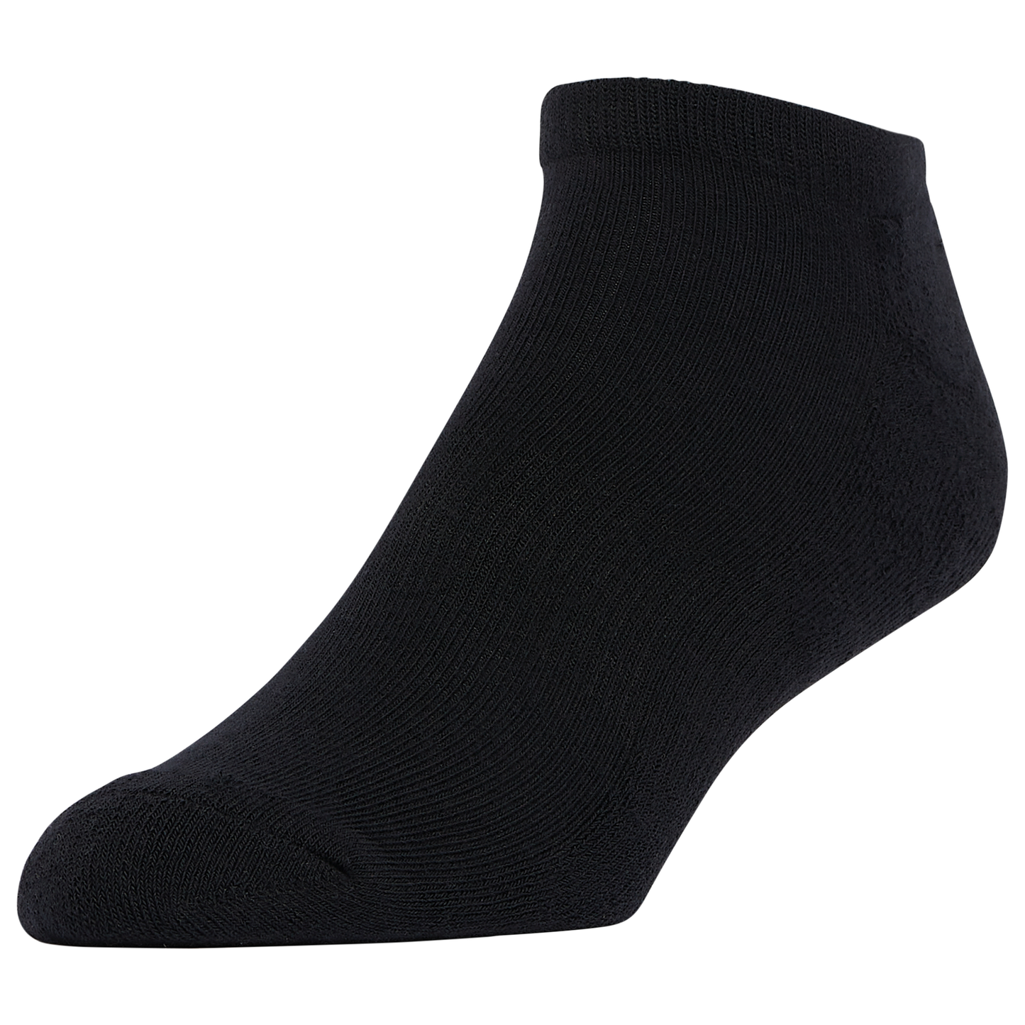 LCKR 6-Pack Athletic Half Cushion No Show - Men's - Black/Black