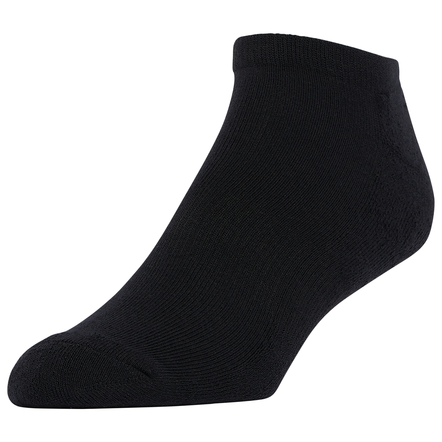 LCKR 6-Pack Athletic Half Cushion No Show - Men's - Black/Black