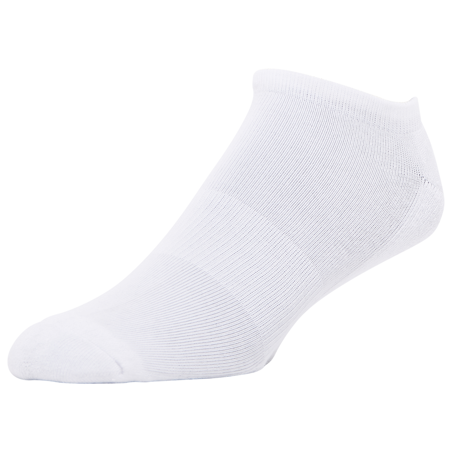 LCKR 6-Pack Athletic Half Cushion No Show - Men's - White/White