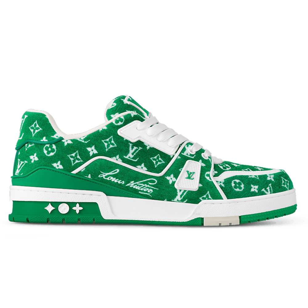 Louis Vuitton LV Trainer Sneaker Green Monogram