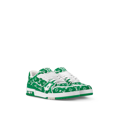 Louis Vuitton LV Trainer Sneaker Green Monogram