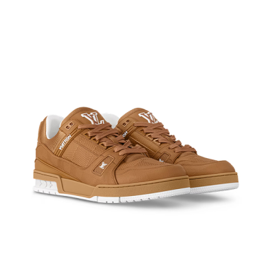 Louis Vuitton LV Trainer Sneaker Damier Cognac