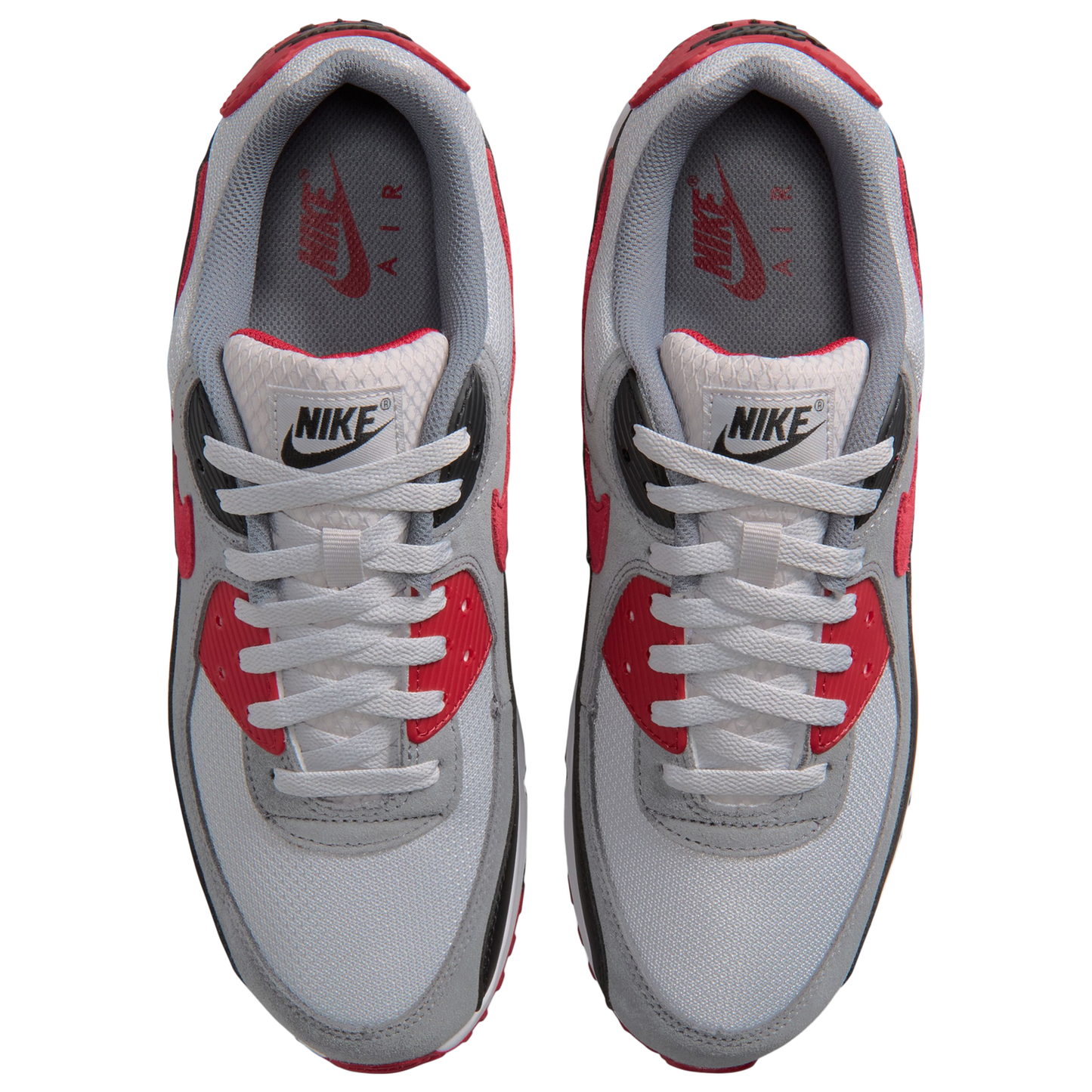 Nike Air Max 90 - Men's - White/Grey/Red