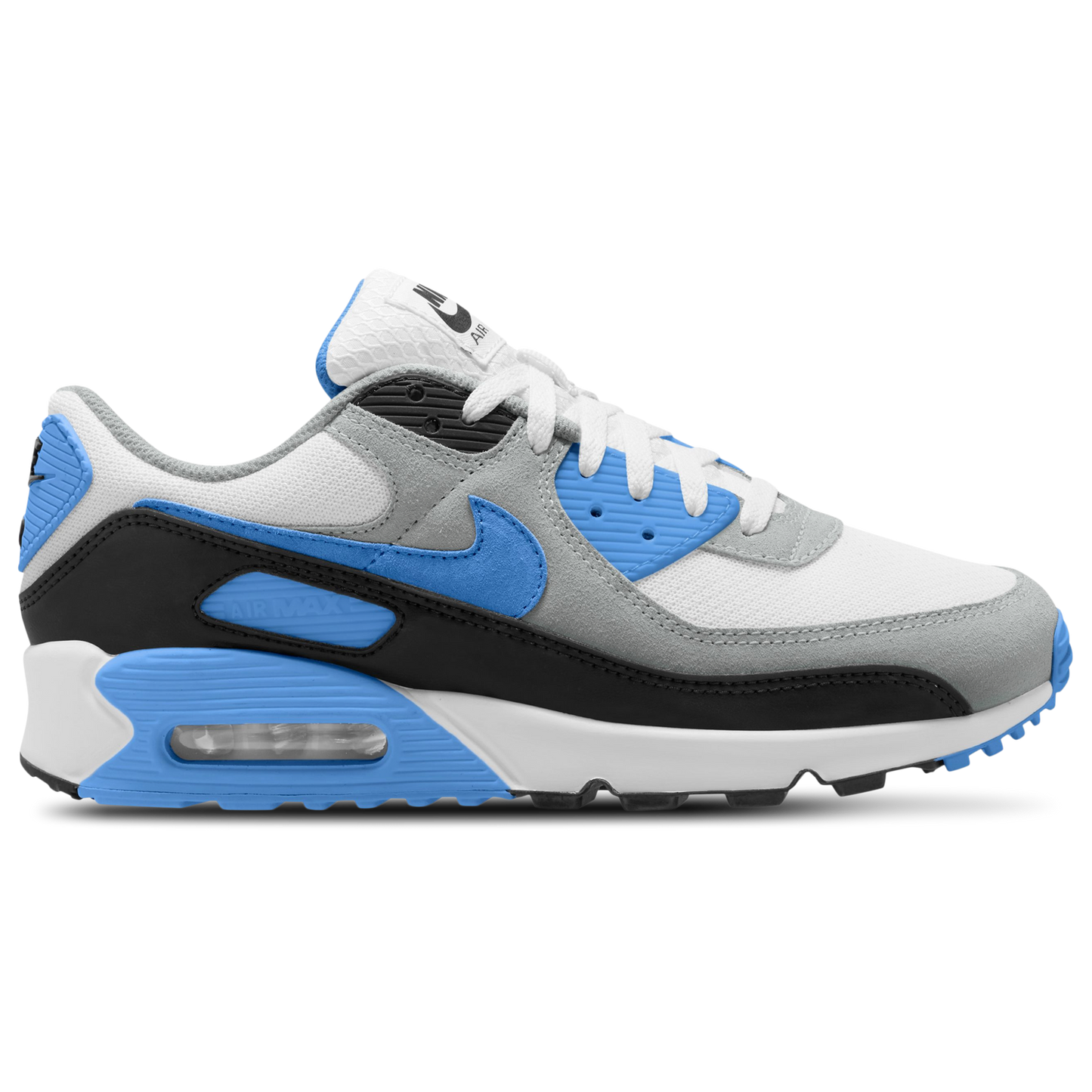 Nike Air Max 90 - Men's - Blue Crystal/Light Smoke Grey/White