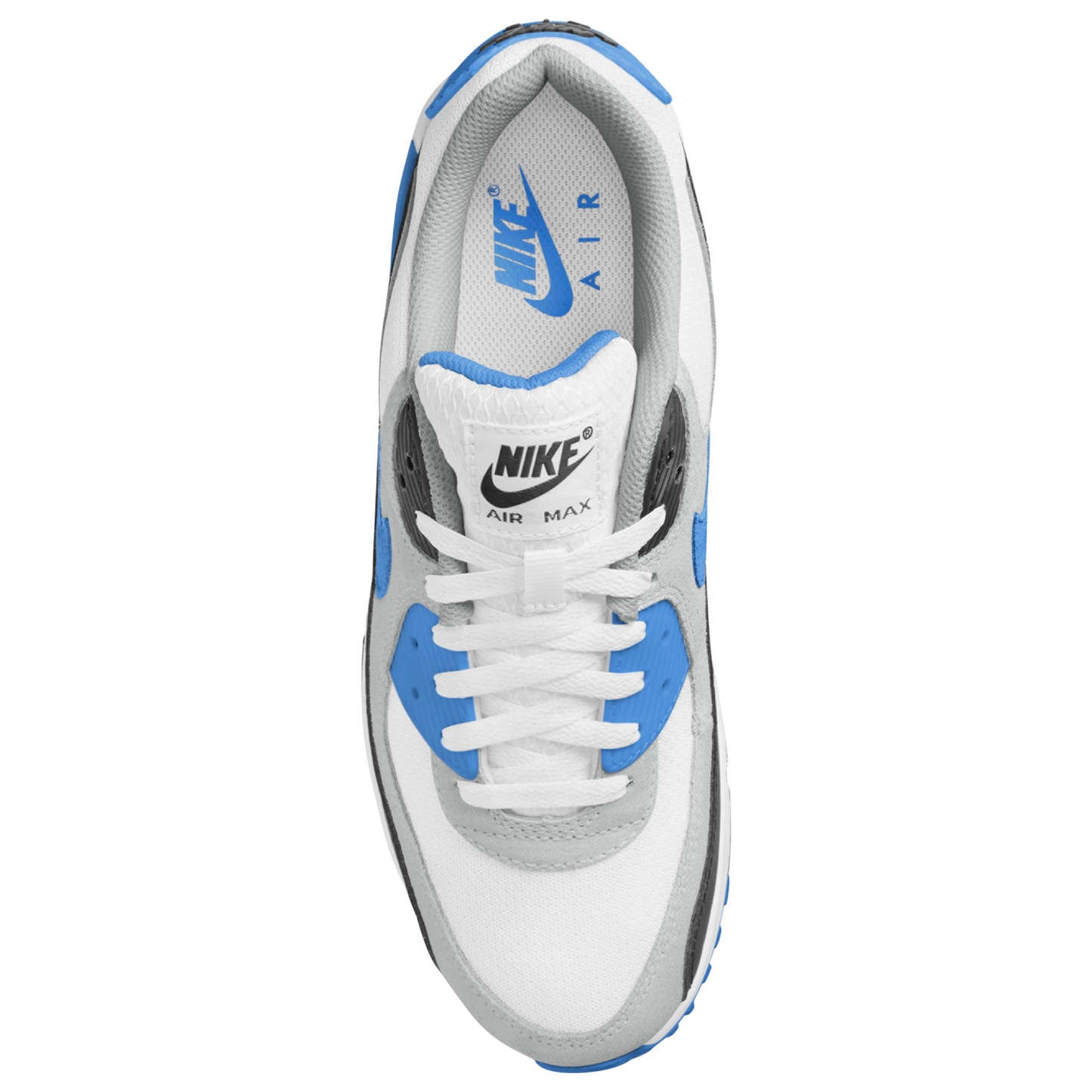 Nike Air Max 90 - Men's - Blue Crystal/Light Smoke Grey/White