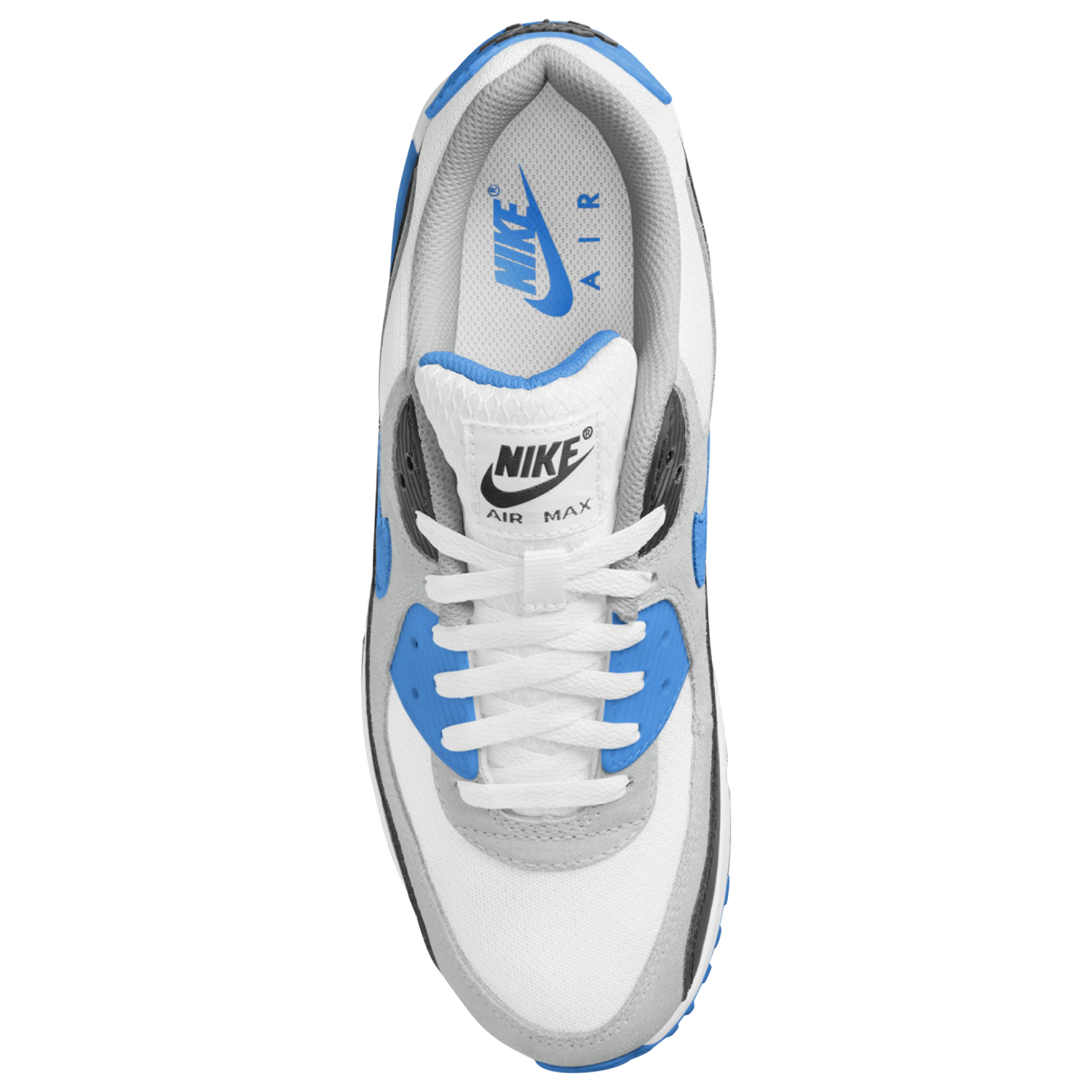 Nike Air Max 90 - Men's - Blue Crystal/Light Smoke Grey/White