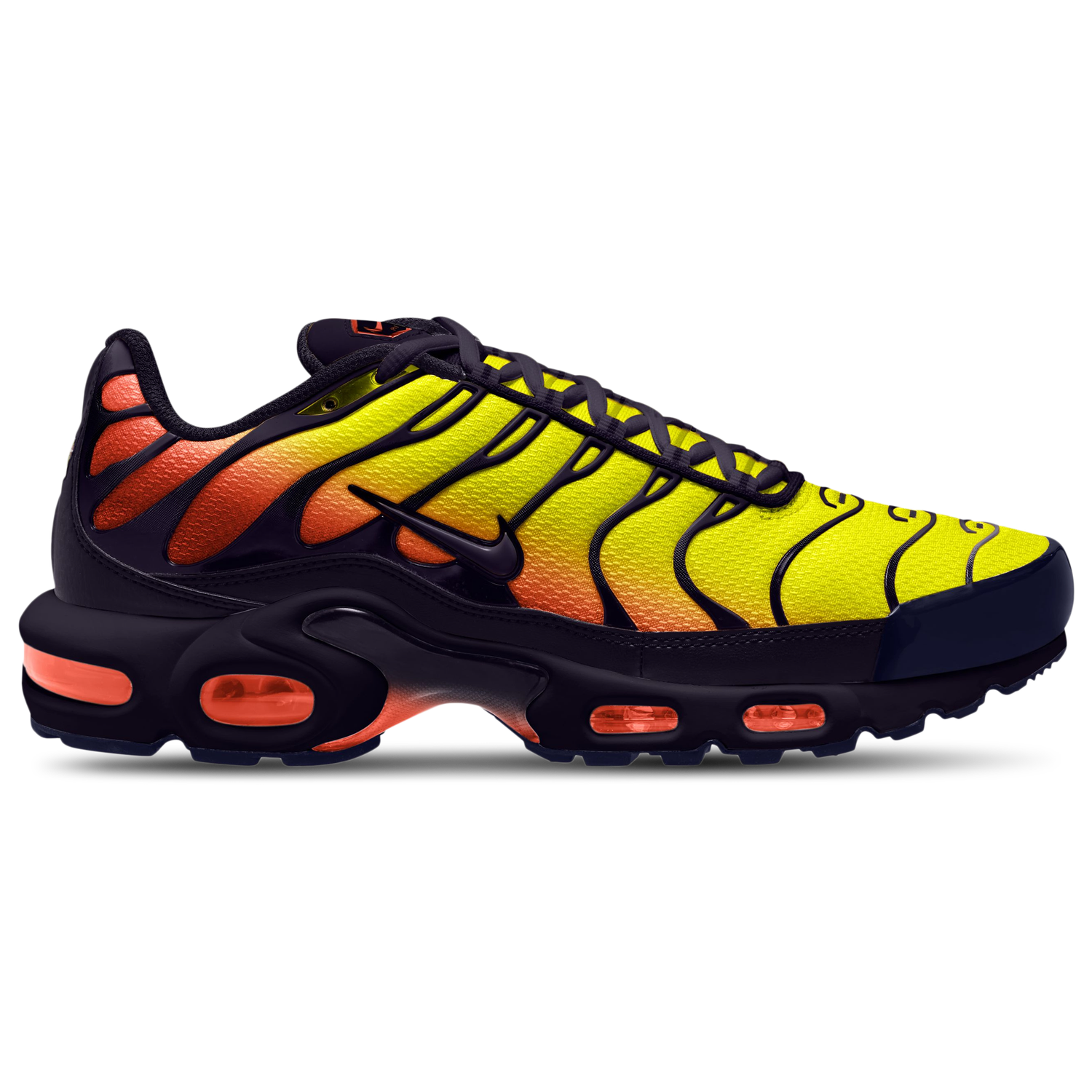 Nike Air Max Plus - Men's - Blackened Blue/Lemon Venom