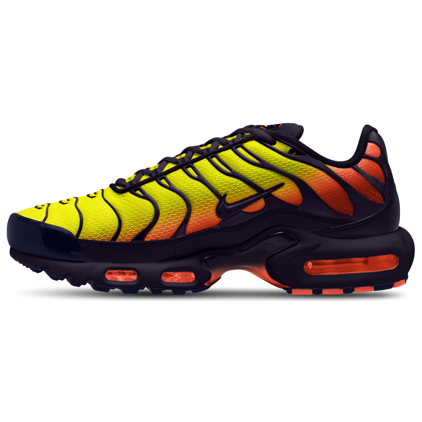 Nike Air Max Plus - Men's - Blackened Blue/Lemon Venom