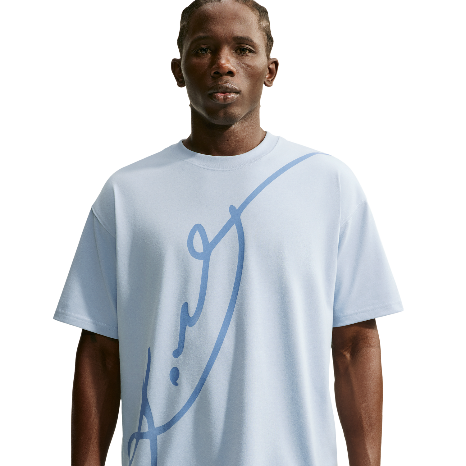 Nike Kobe Dri-FIT Signature M90 T-Shirt - Men's - Work Blue/Light Armory Blue