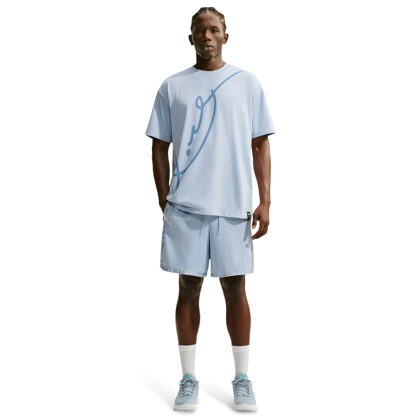 Nike Kobe Dri-FIT Signature M90 T-Shirt - Men's - Work Blue/Light Armory Blue