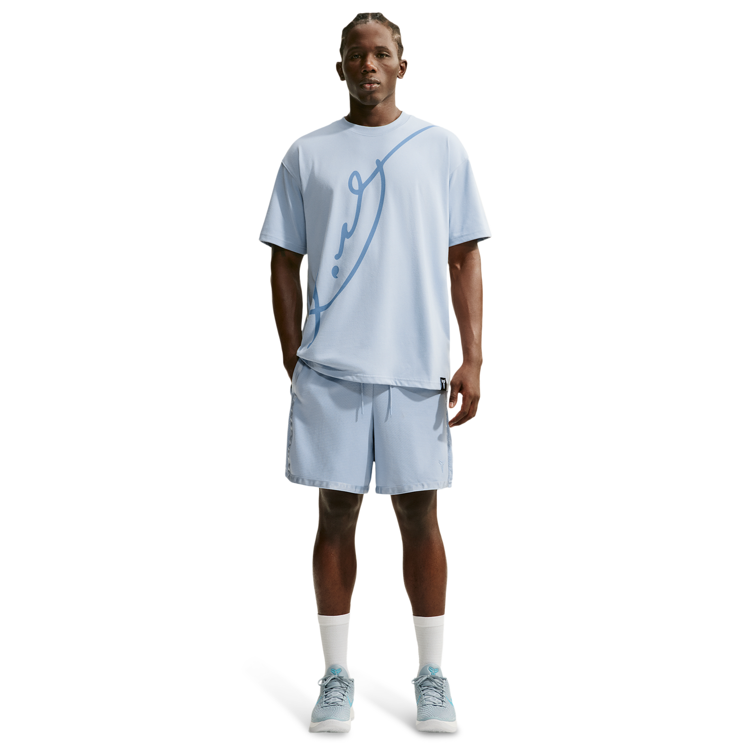Nike Kobe Dri-FIT Signature M90 T-Shirt - Men's - Work Blue/Light Armory Blue