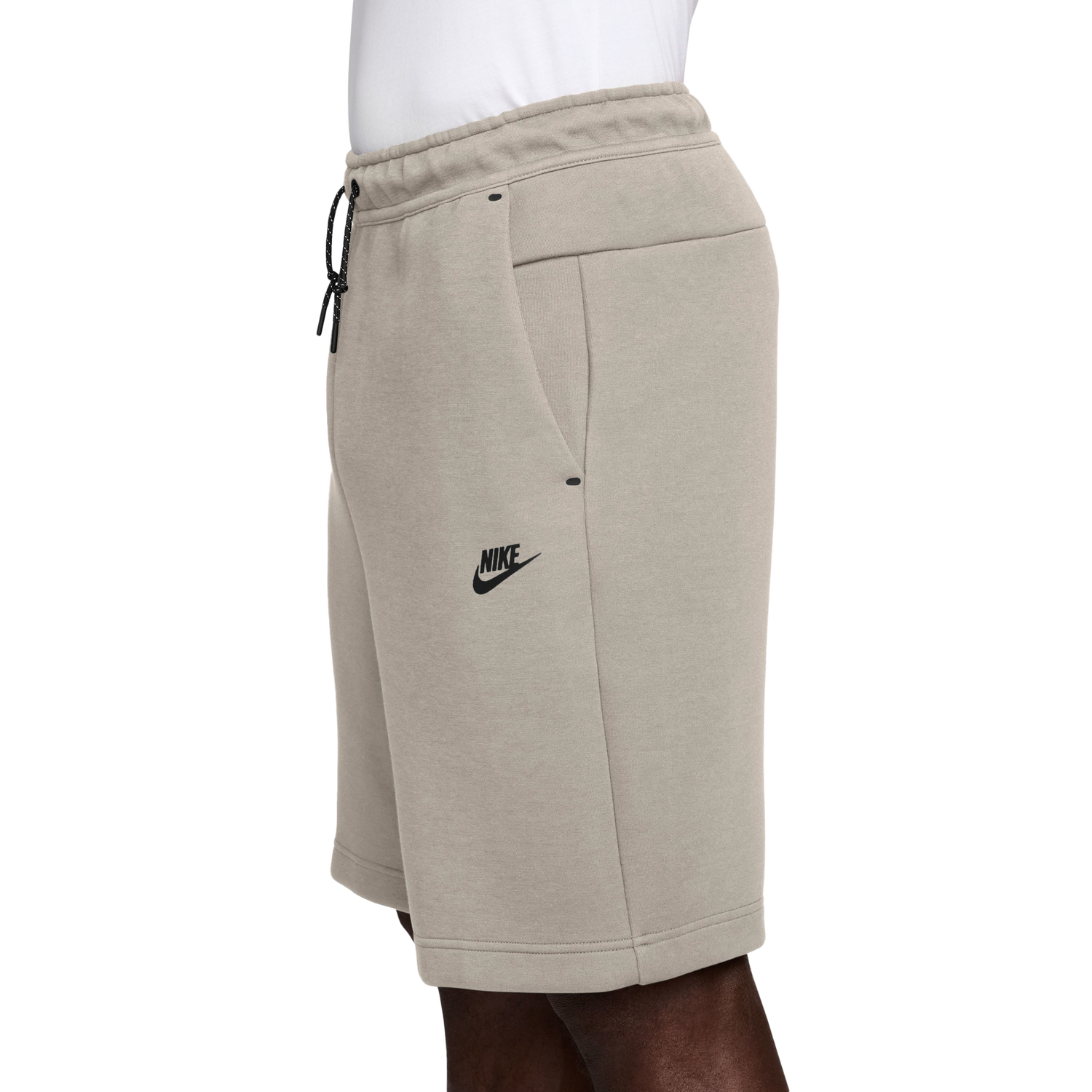 Nike Tech Fleece Shorts - Men's - Beige/Black