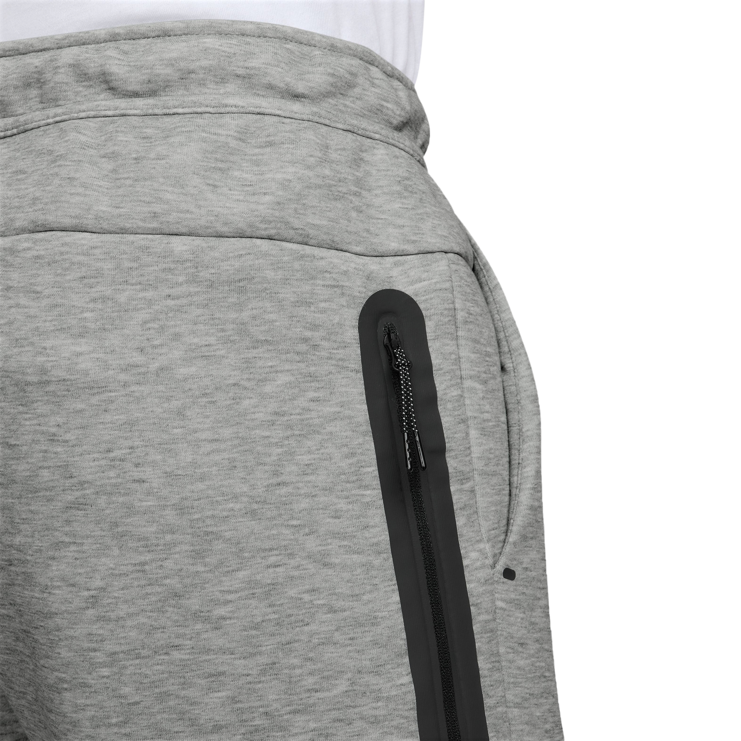 Nike Tech Fleece Open Hem Pants - Men's - Dark Grey Heather/Black
