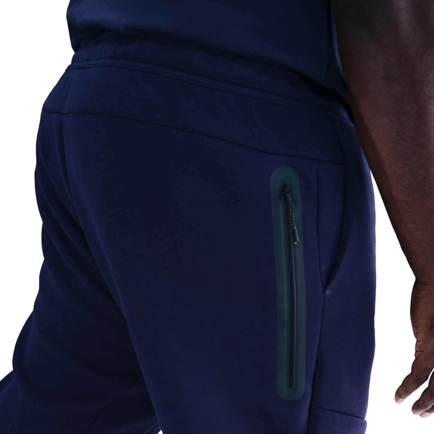 Nike Tech Fleece Open Hem Pants - Men's - Obsidian/Black