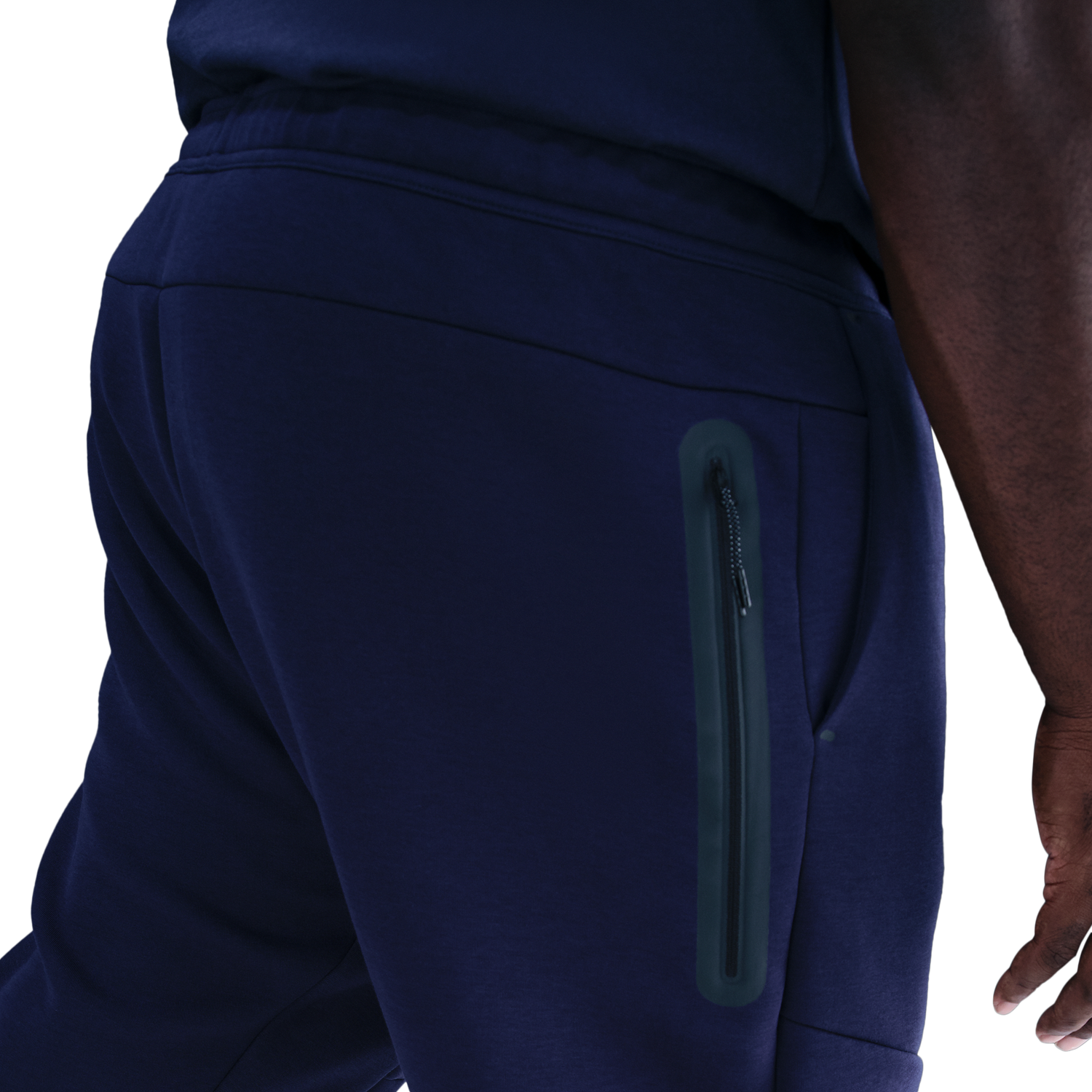 Nike Tech Fleece Open Hem Pants - Men's - Obsidian/Black