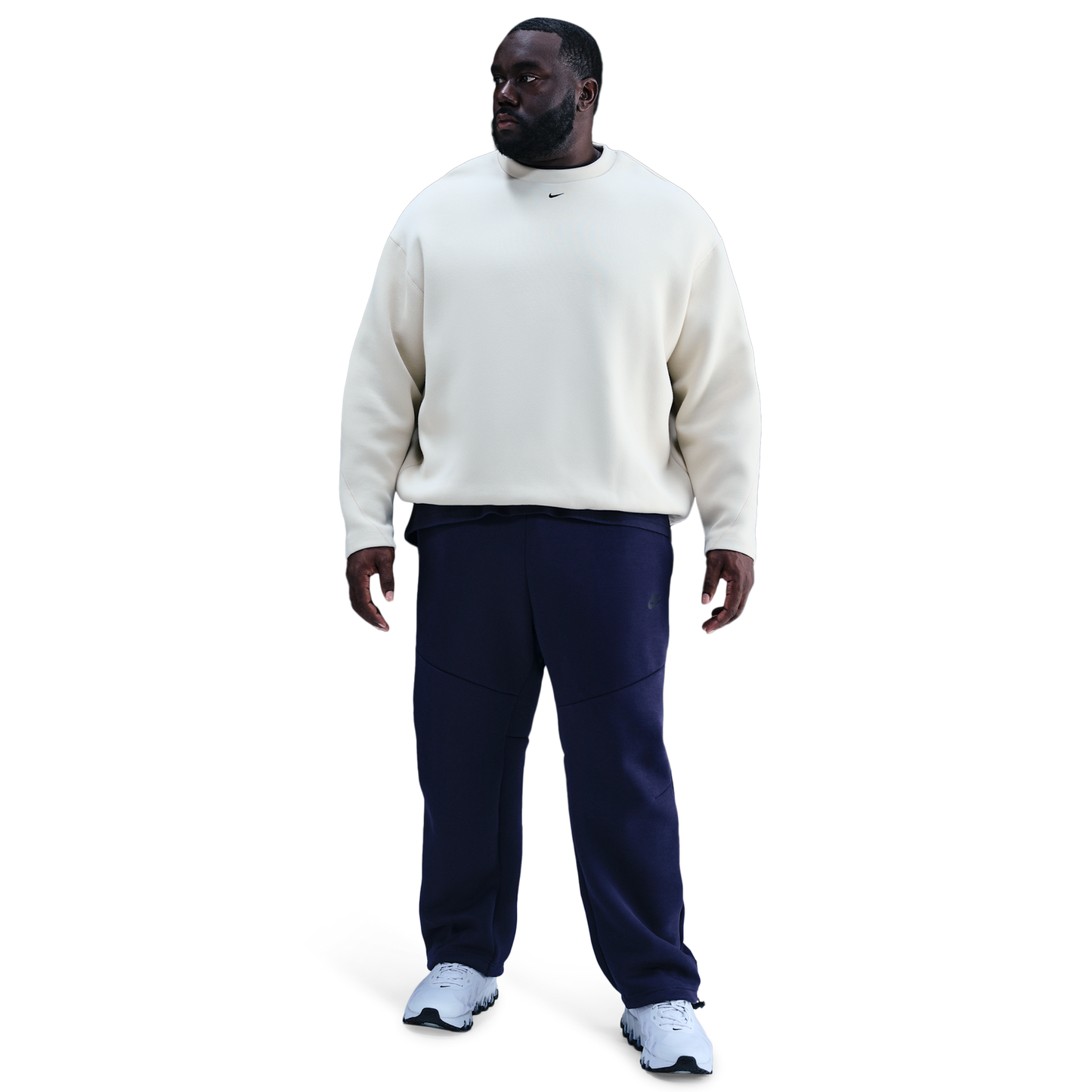 Nike Tech Fleece Open Hem Pants - Men's - Obsidian/Black