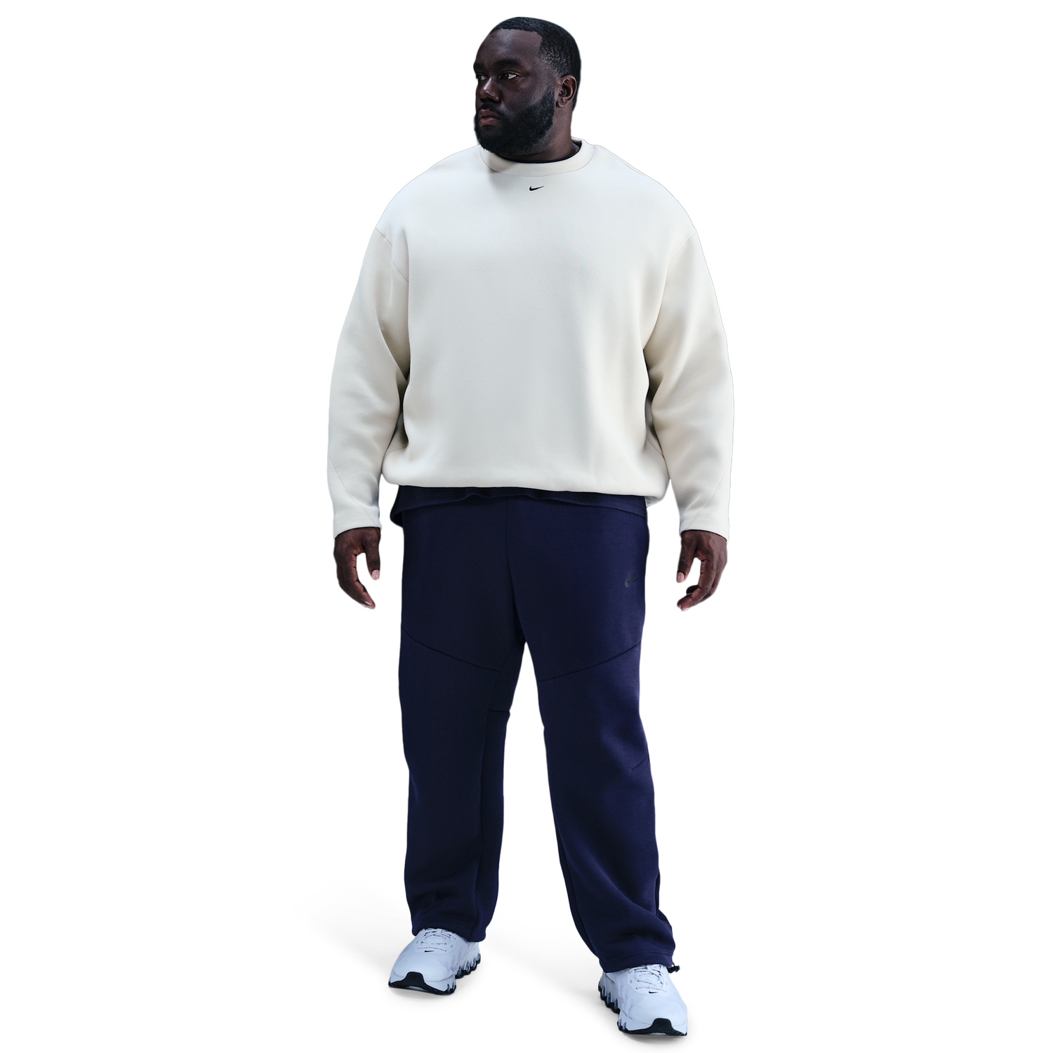 Nike Tech Fleece Open Hem Pants - Men's - Obsidian/Black