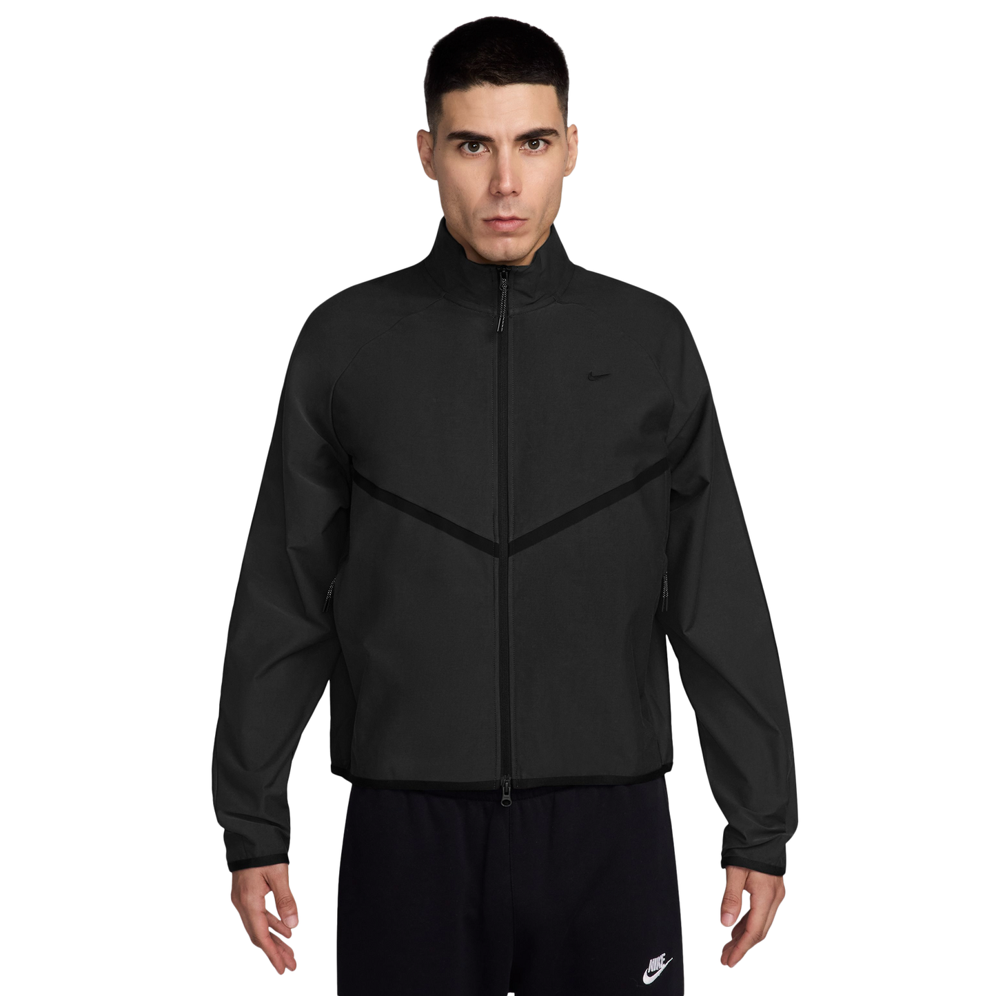 Nike Tech Shori Knit Track Jacket - Men's - Black/Black