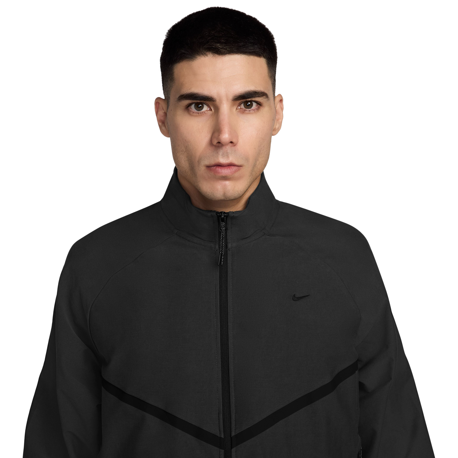 Nike Tech Shori Knit Track Jacket - Men's - Black/Black