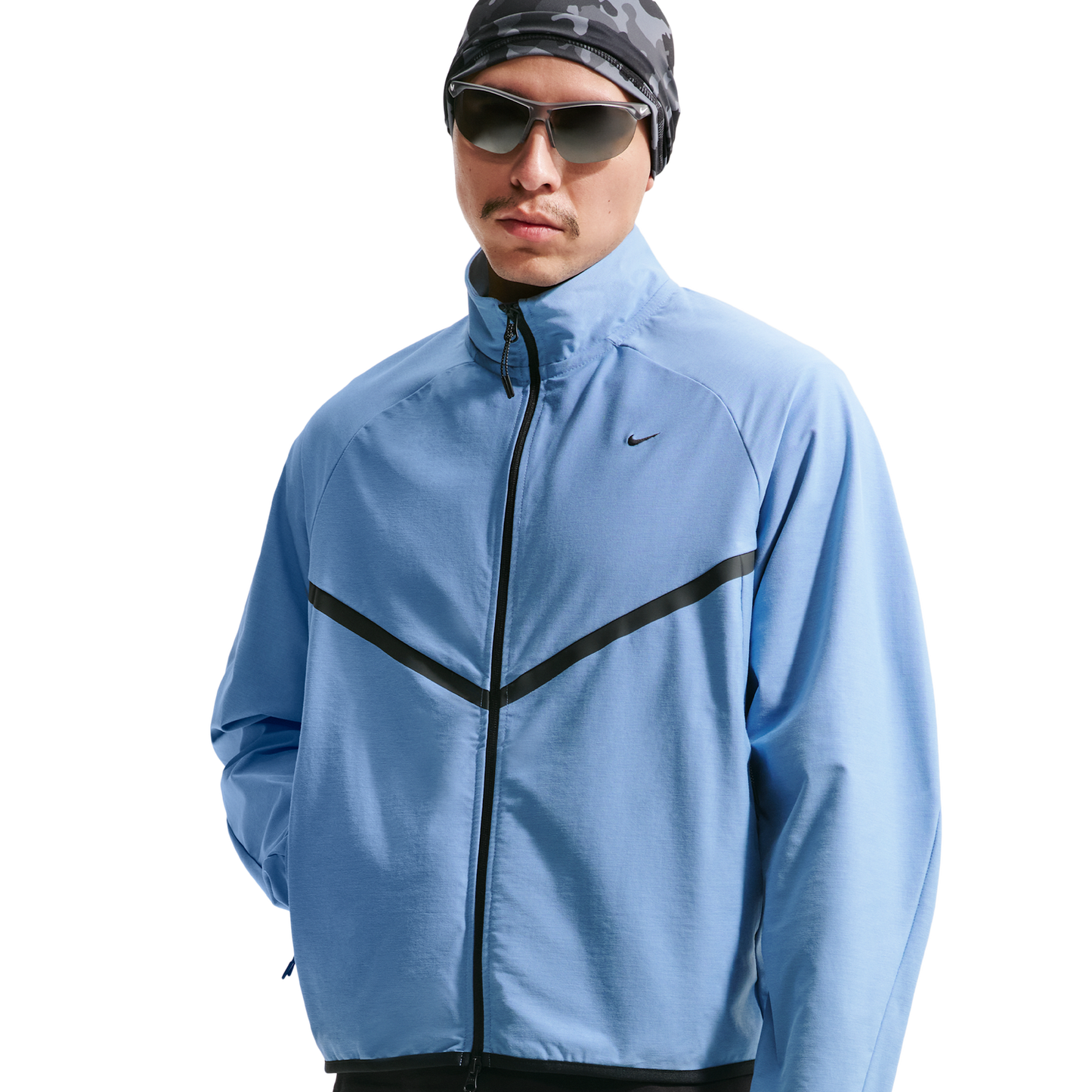 Nike Tech Shori Knit Track Jacket - Men's - Black/Blue