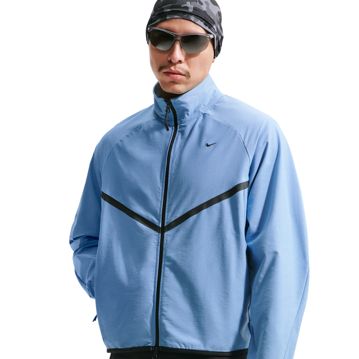 Nike Tech Shori Knit Track Jacket - Men's - Black/Blue