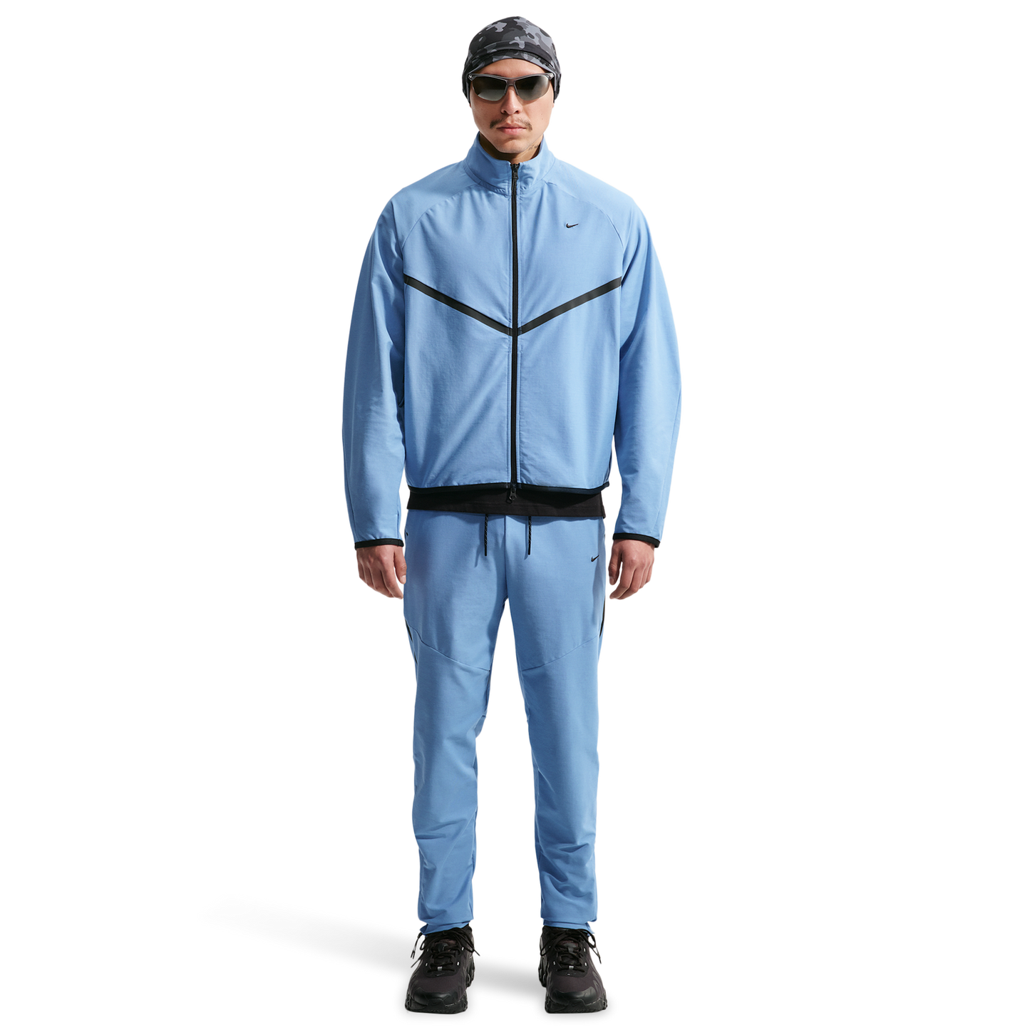 Nike Tech Shori Knit Track Jacket - Men's - Black/Blue