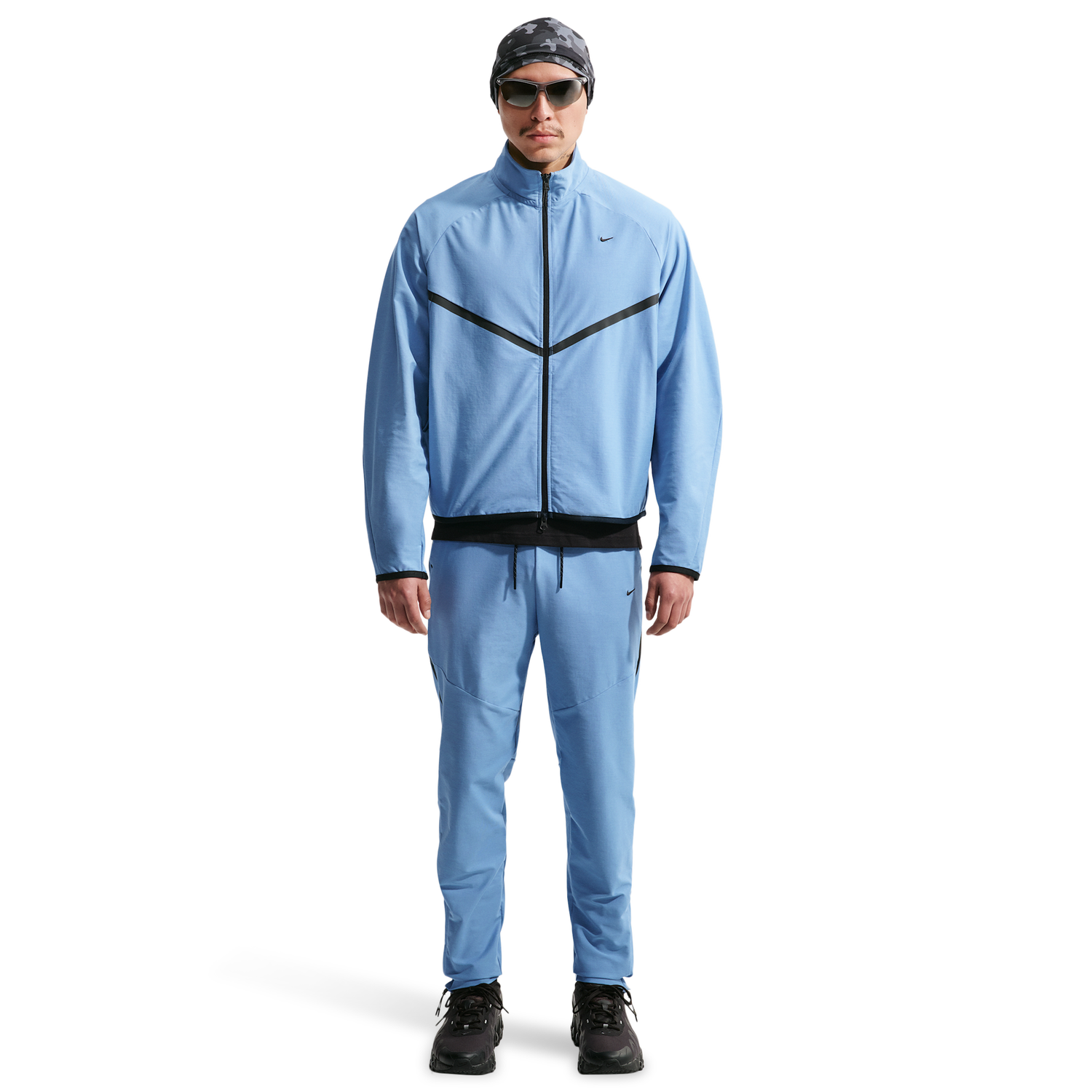 Nike Tech Shori Knit Track Jacket - Men's - Black/Blue