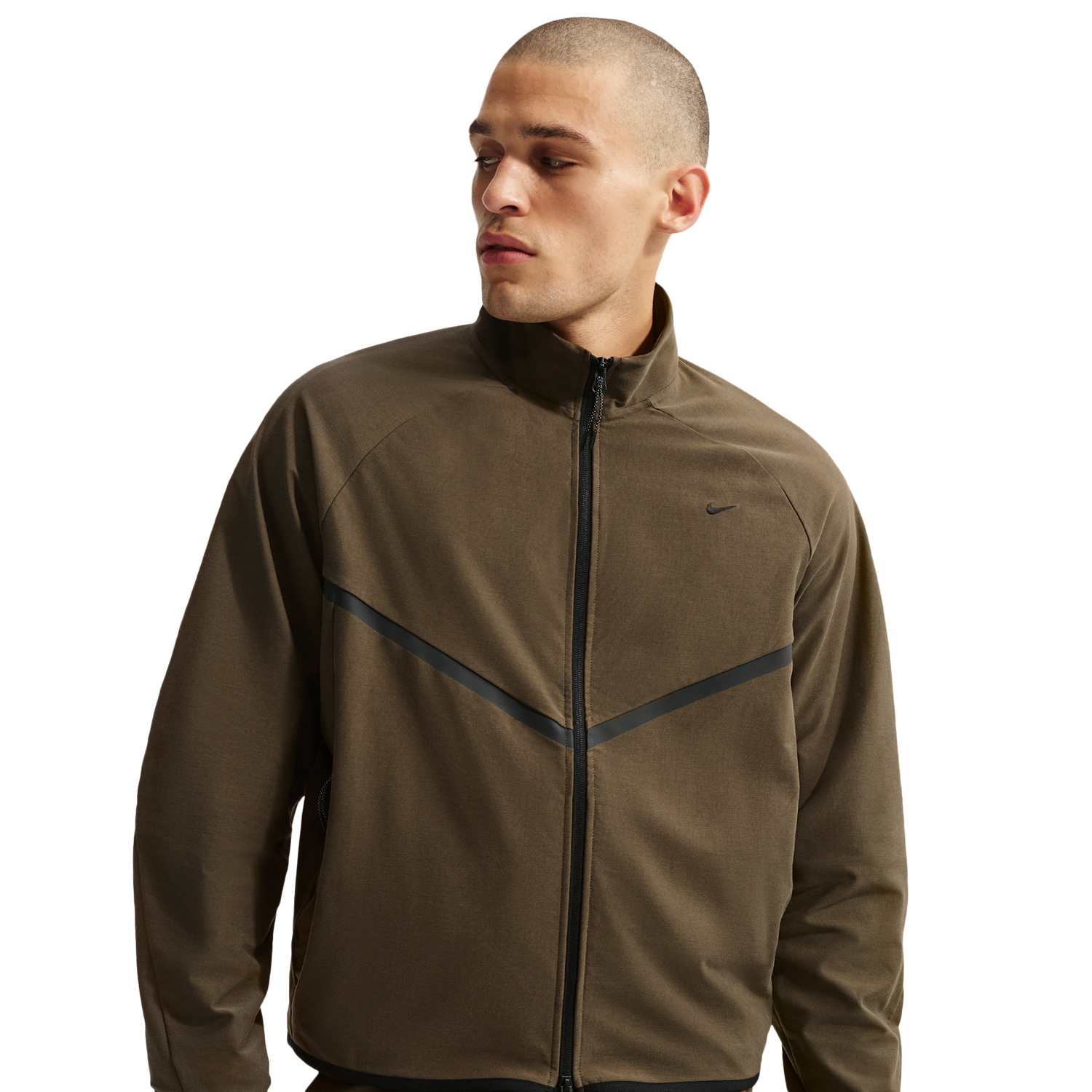 Nike Tech Shori Knit Track Jacket - Men's - Black/Dark Hazel