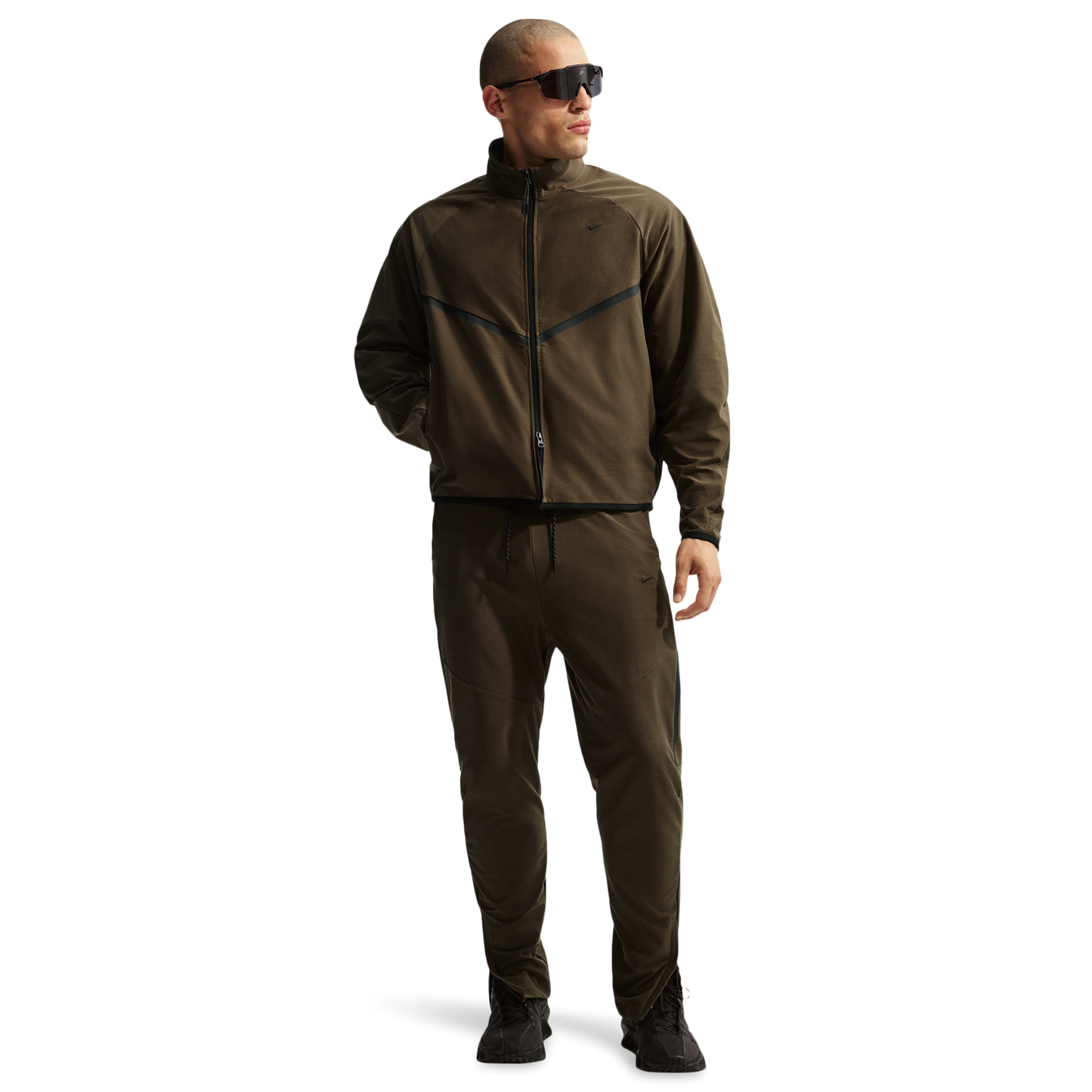 Nike Tech Shori Knit Track Jacket - Men's - Black/Dark Hazel