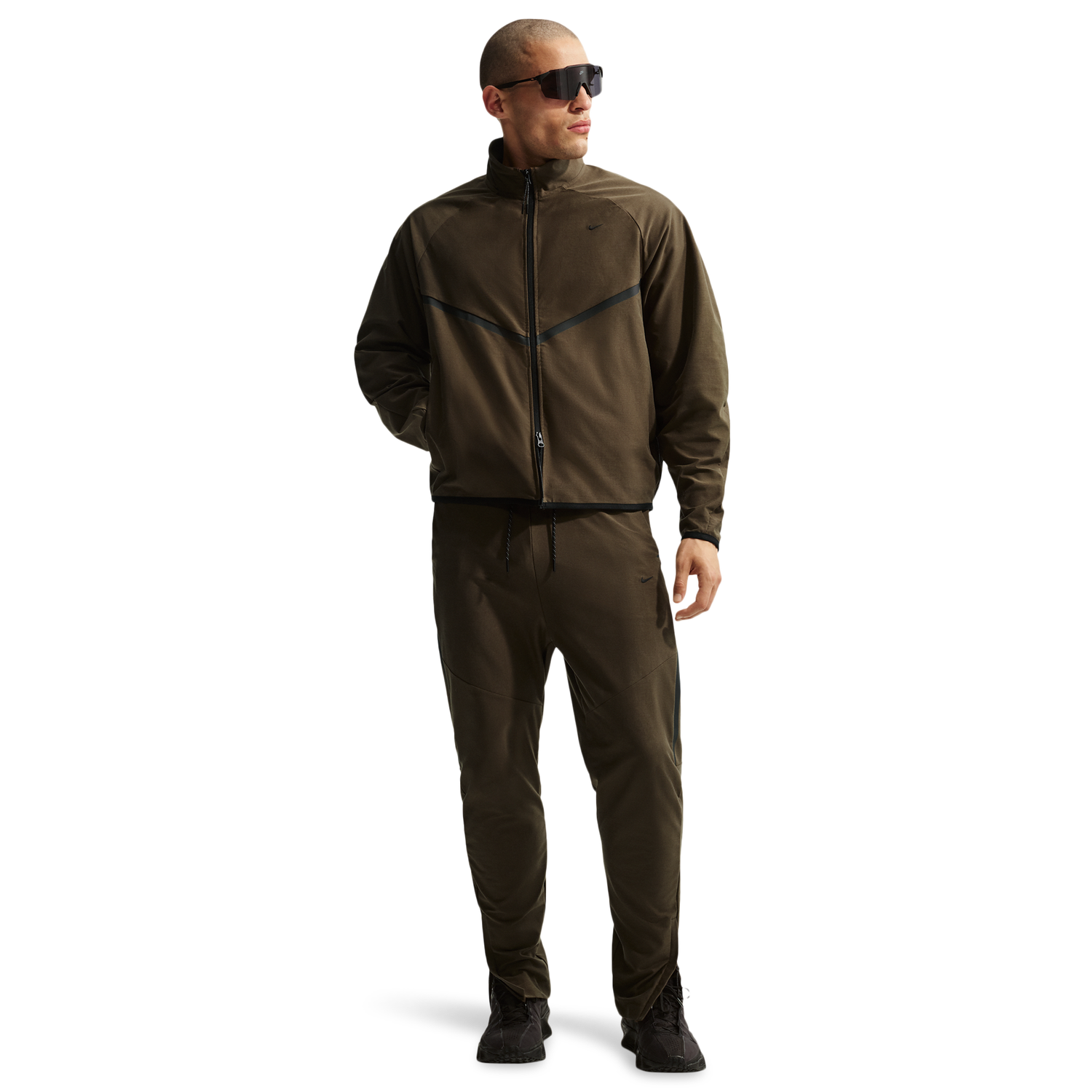 Nike Tech Shori Knit Track Jacket - Men's - Black/Dark Hazel