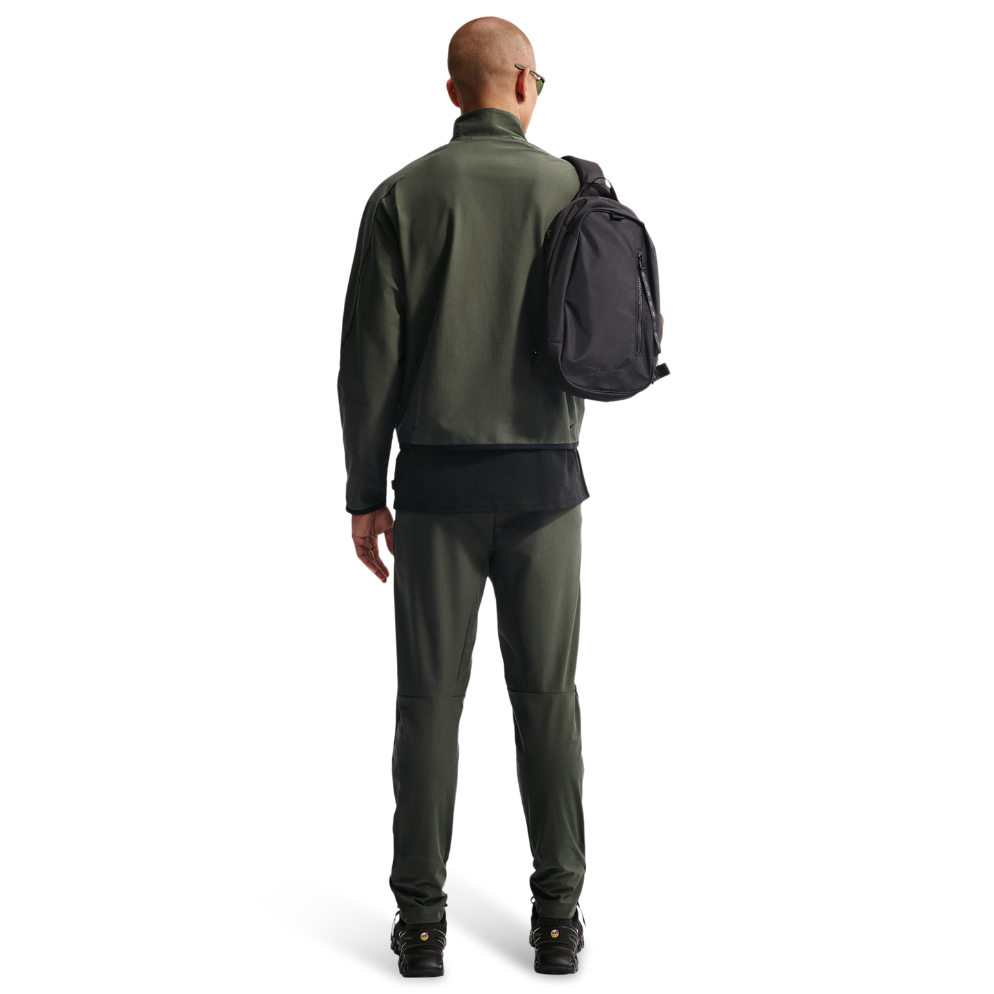 Nike Tech Shori Knit Track Jacket - Men's - Cargo Khaki/Black