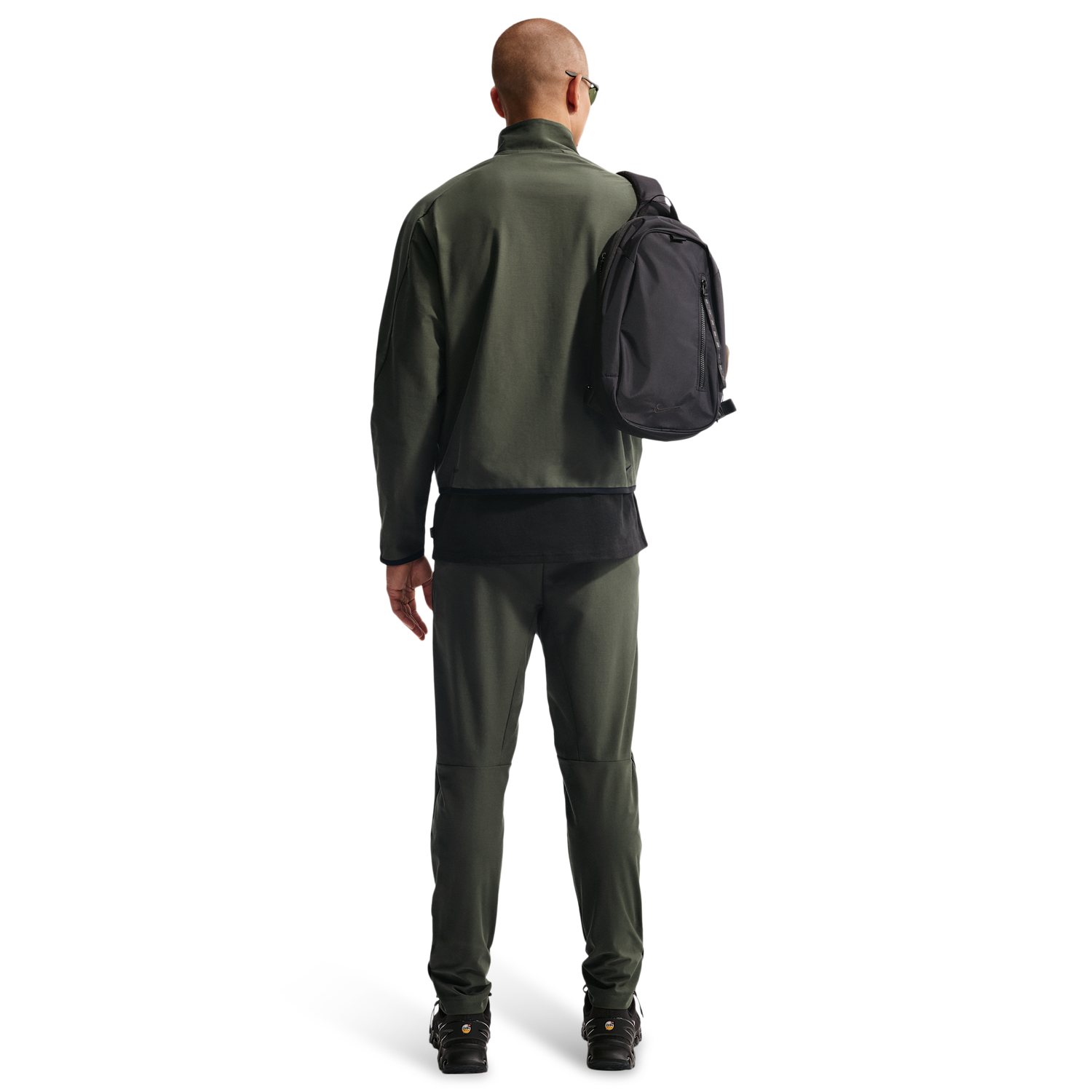 Nike Tech Shori Knit Track Jacket - Men's - Cargo Khaki/Black
