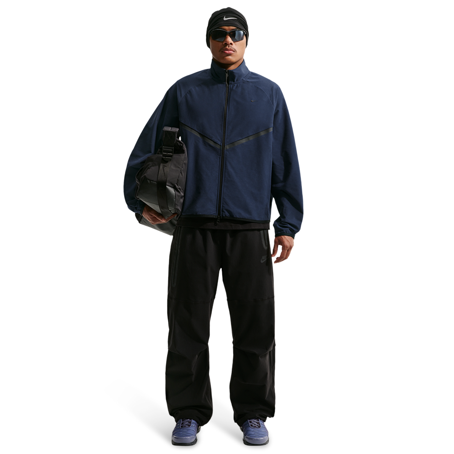 Nike Tech Shori Knit Track Jacket - Men's - Obsidian/Black