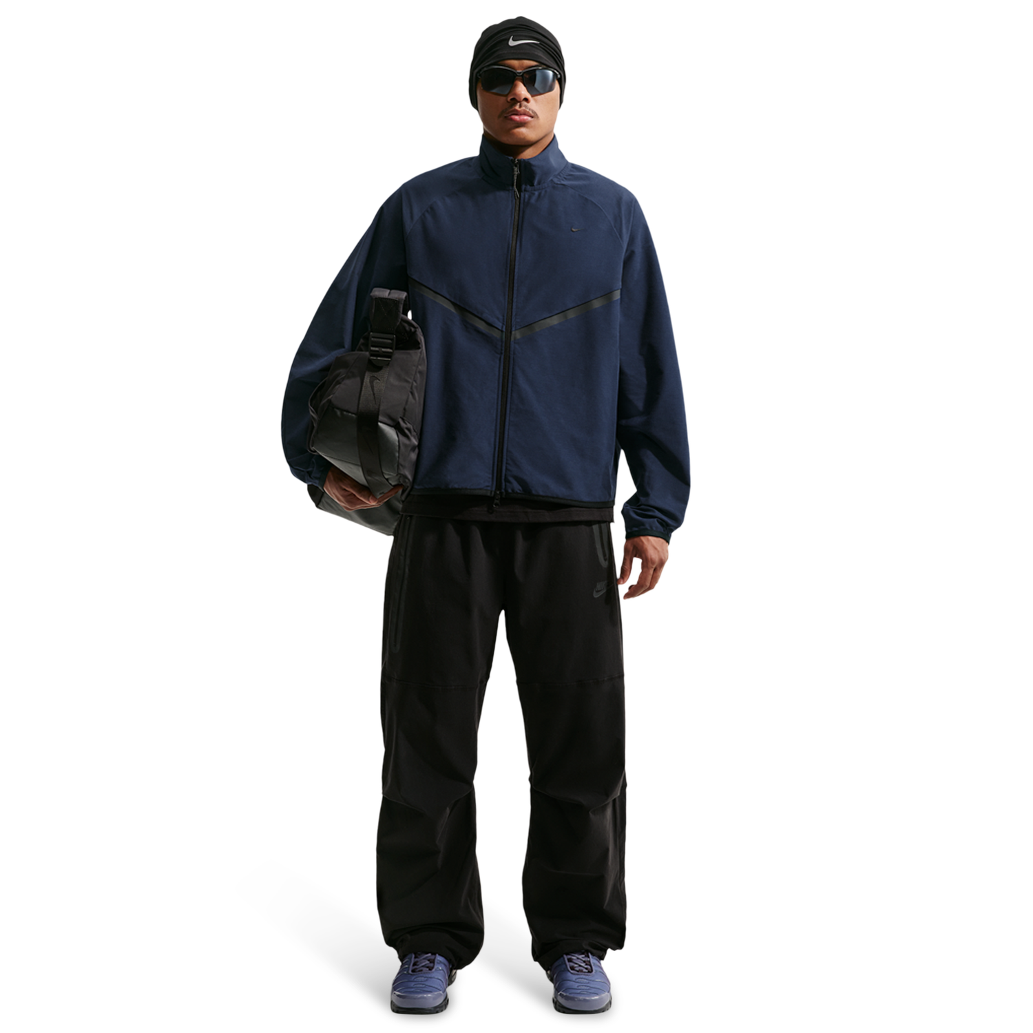 Nike Tech Shori Knit Track Jacket - Men's - Obsidian/Black